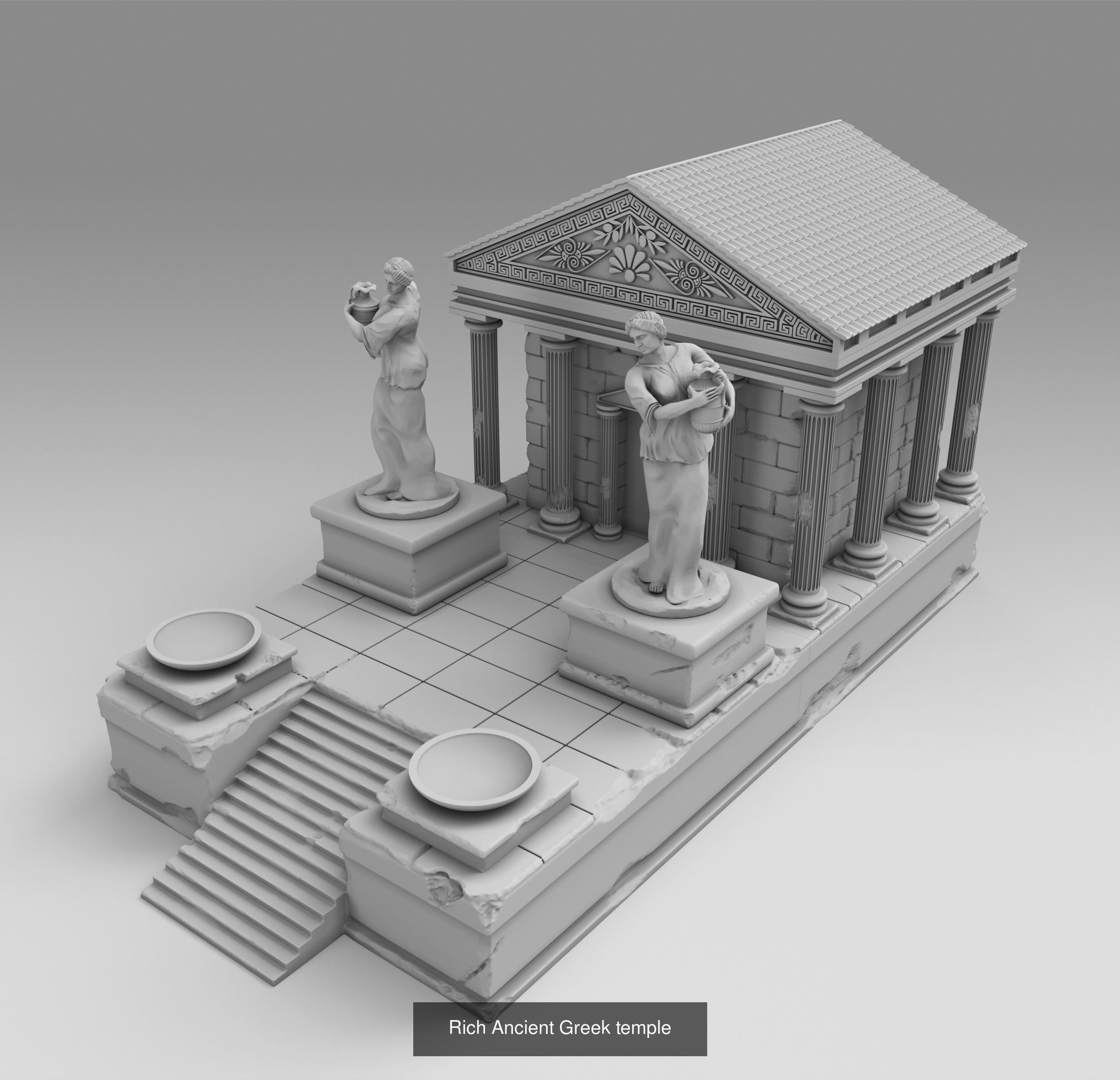 Greek Architecture 3D Model Collection_9