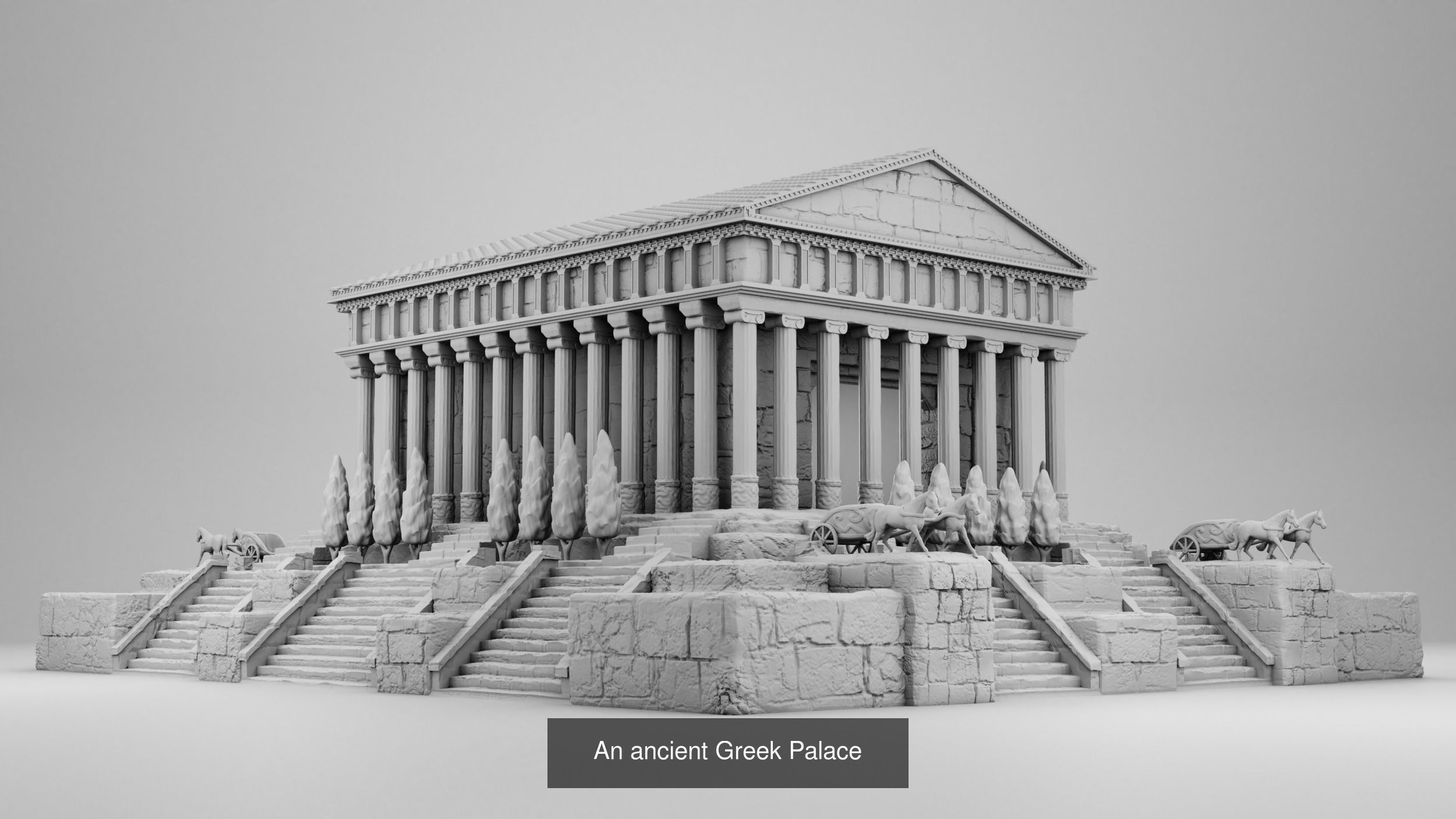Greek Architecture 3D Model Collection_13