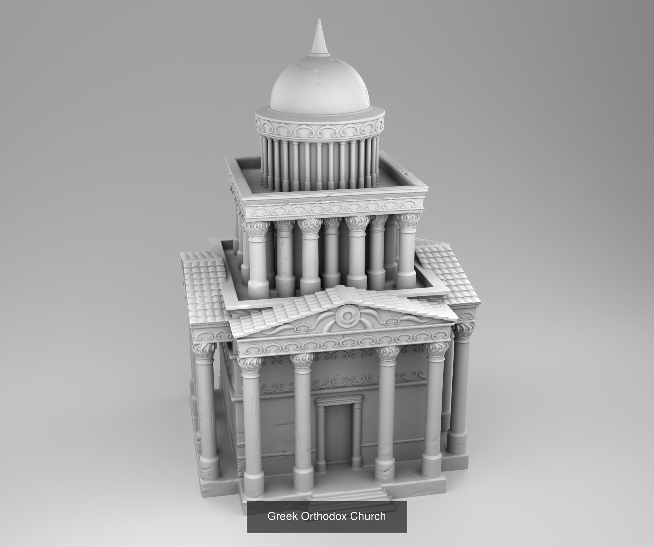 Greek Architecture 3D Model Collection_7