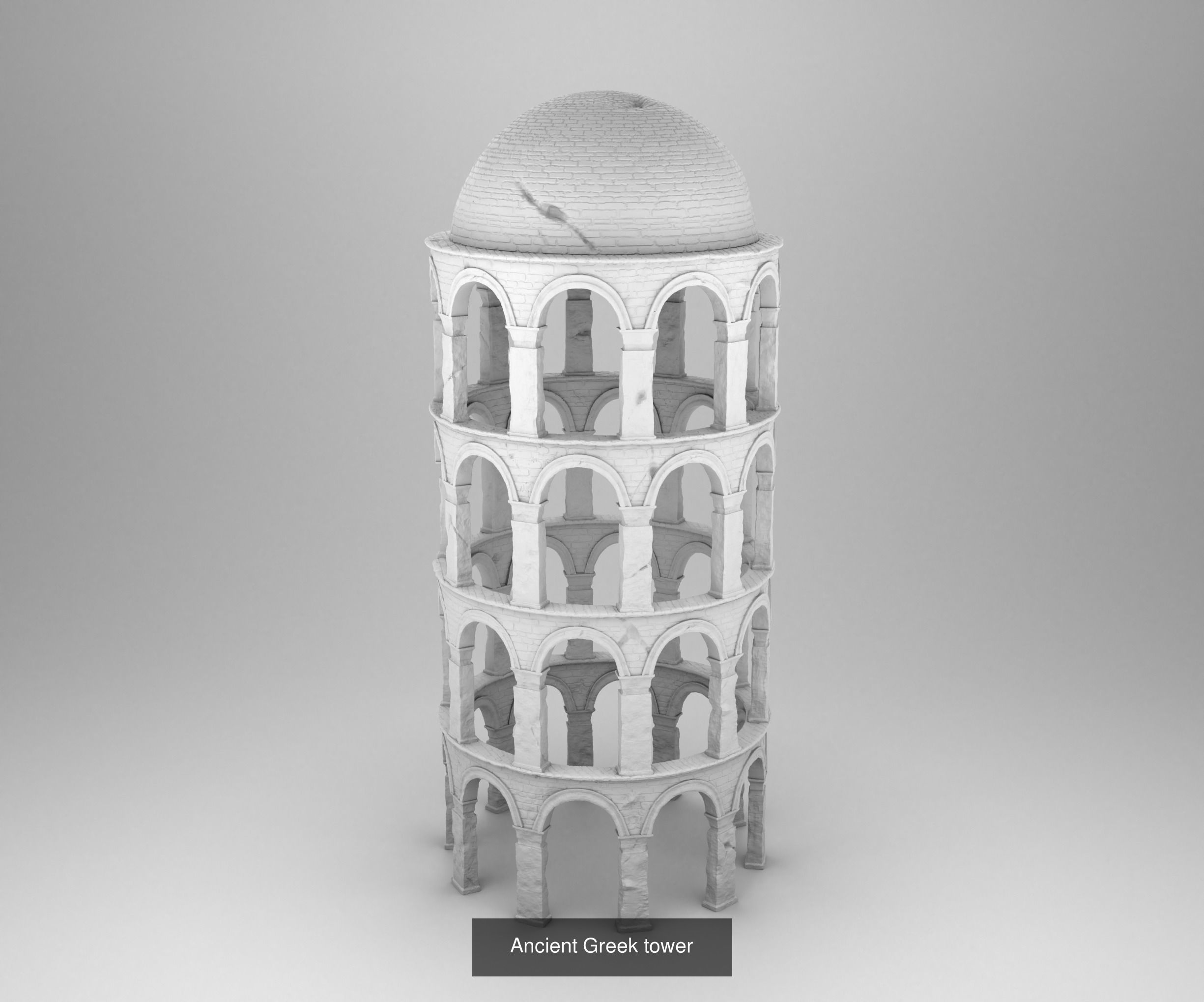 Greek Architecture 3D Model Collection_19