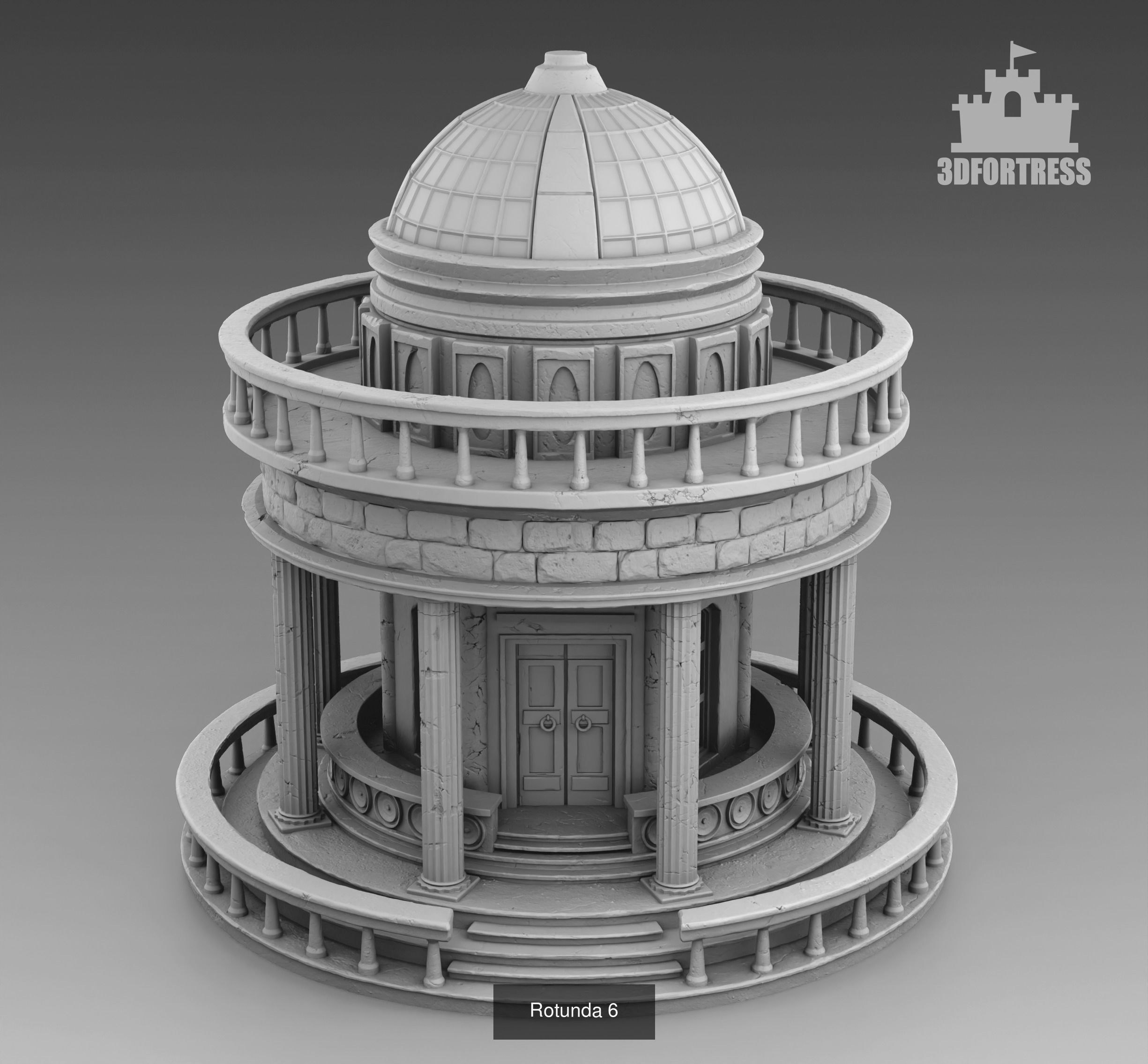 Greek Architecture 3D Model Collection_27