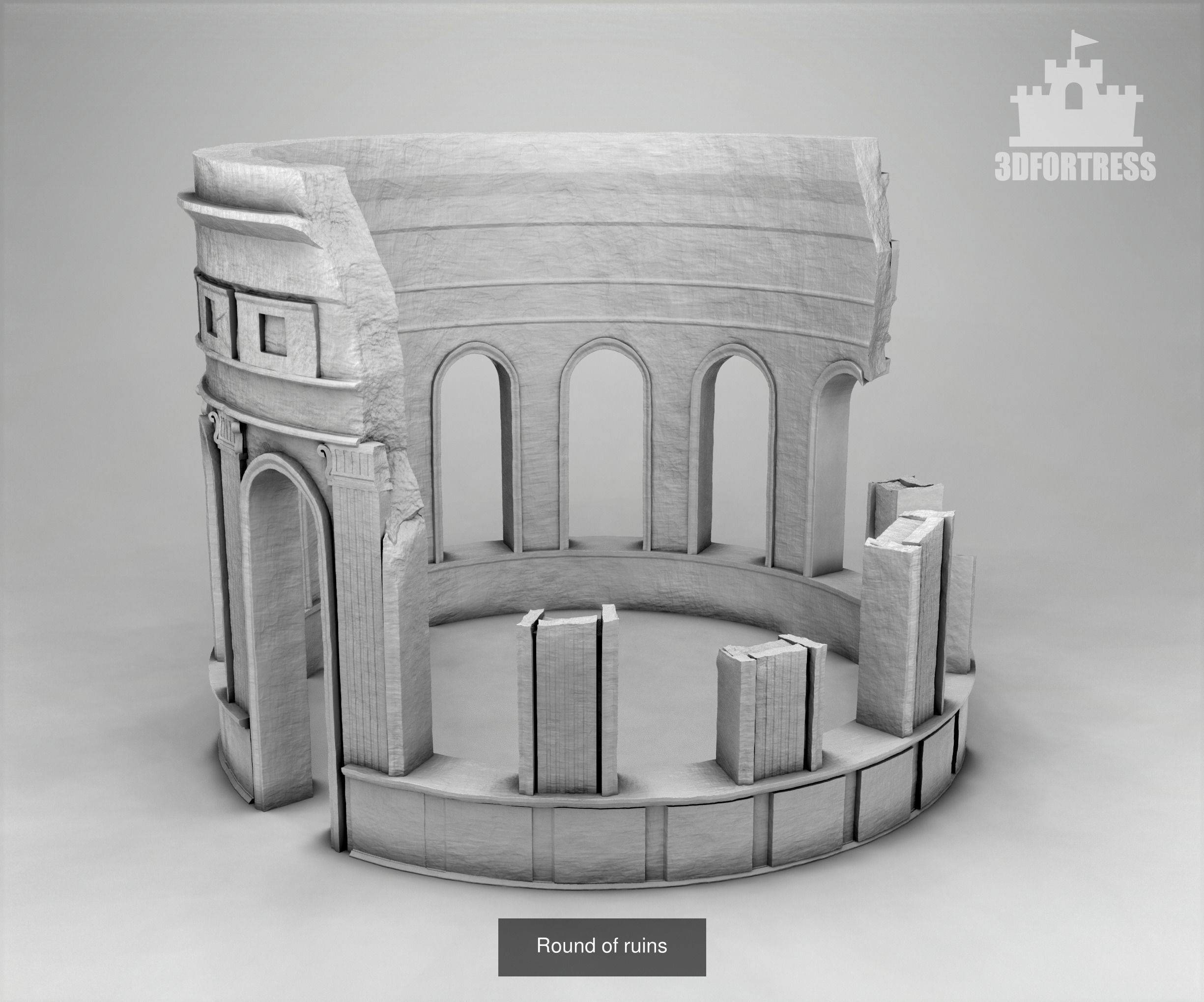 Greek Architecture 3D Model Collection_28
