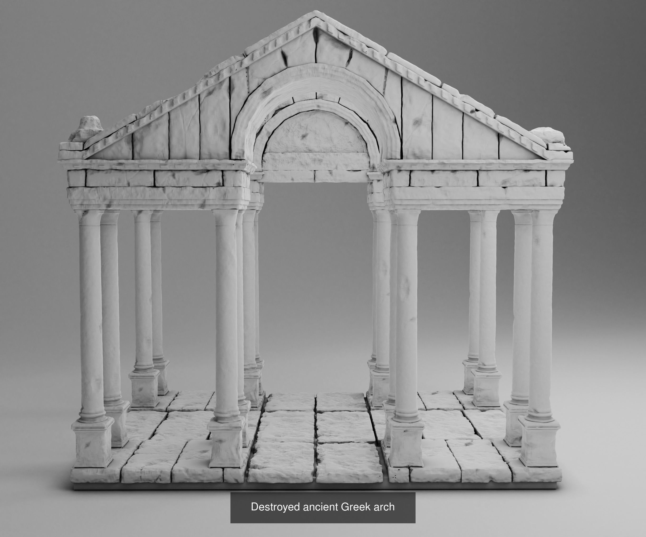 Greek Architecture 3D Model Collection_18