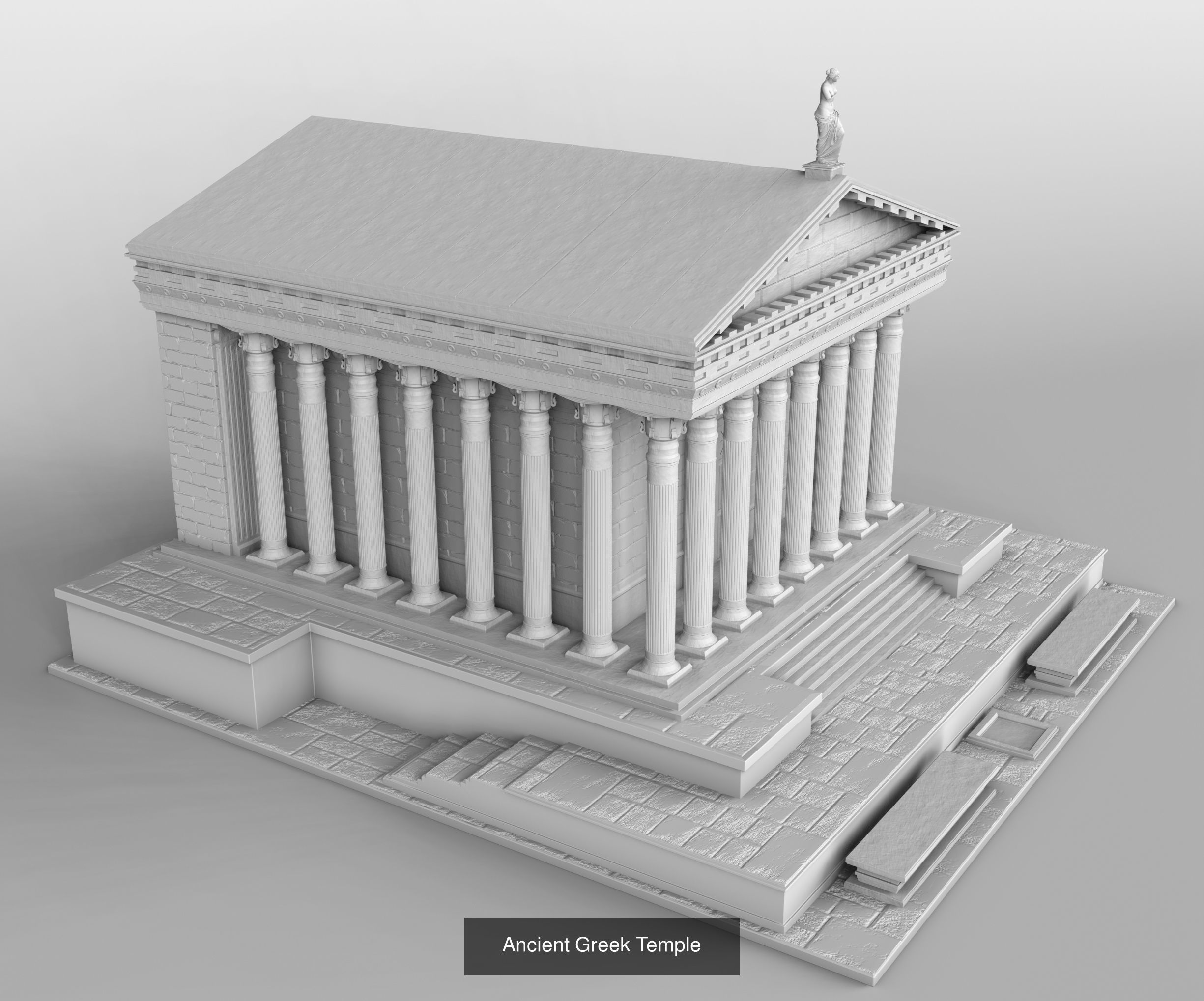 Greek Architecture 3D Model Collection_5