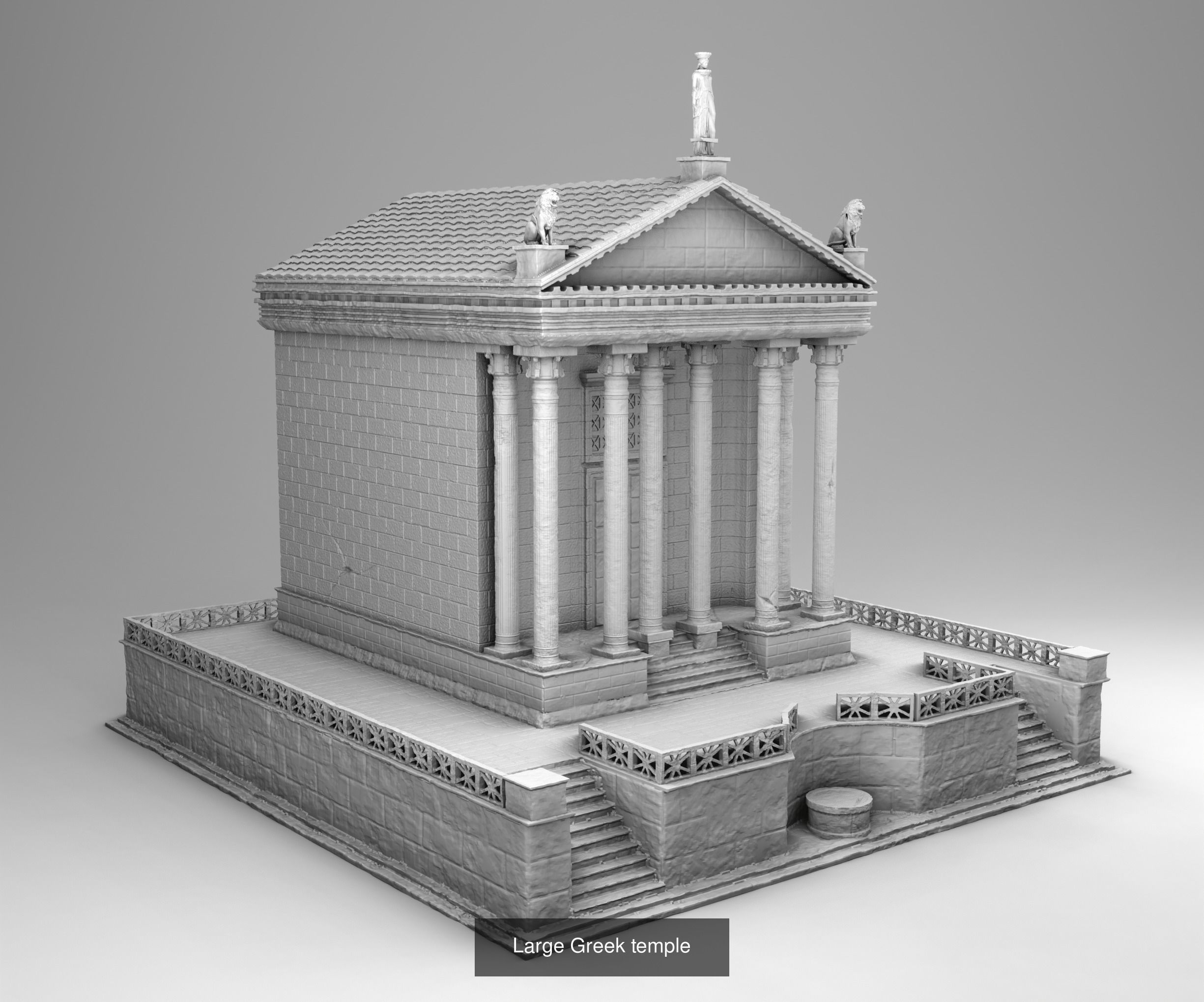 Greek Architecture 3D Model Collection_20