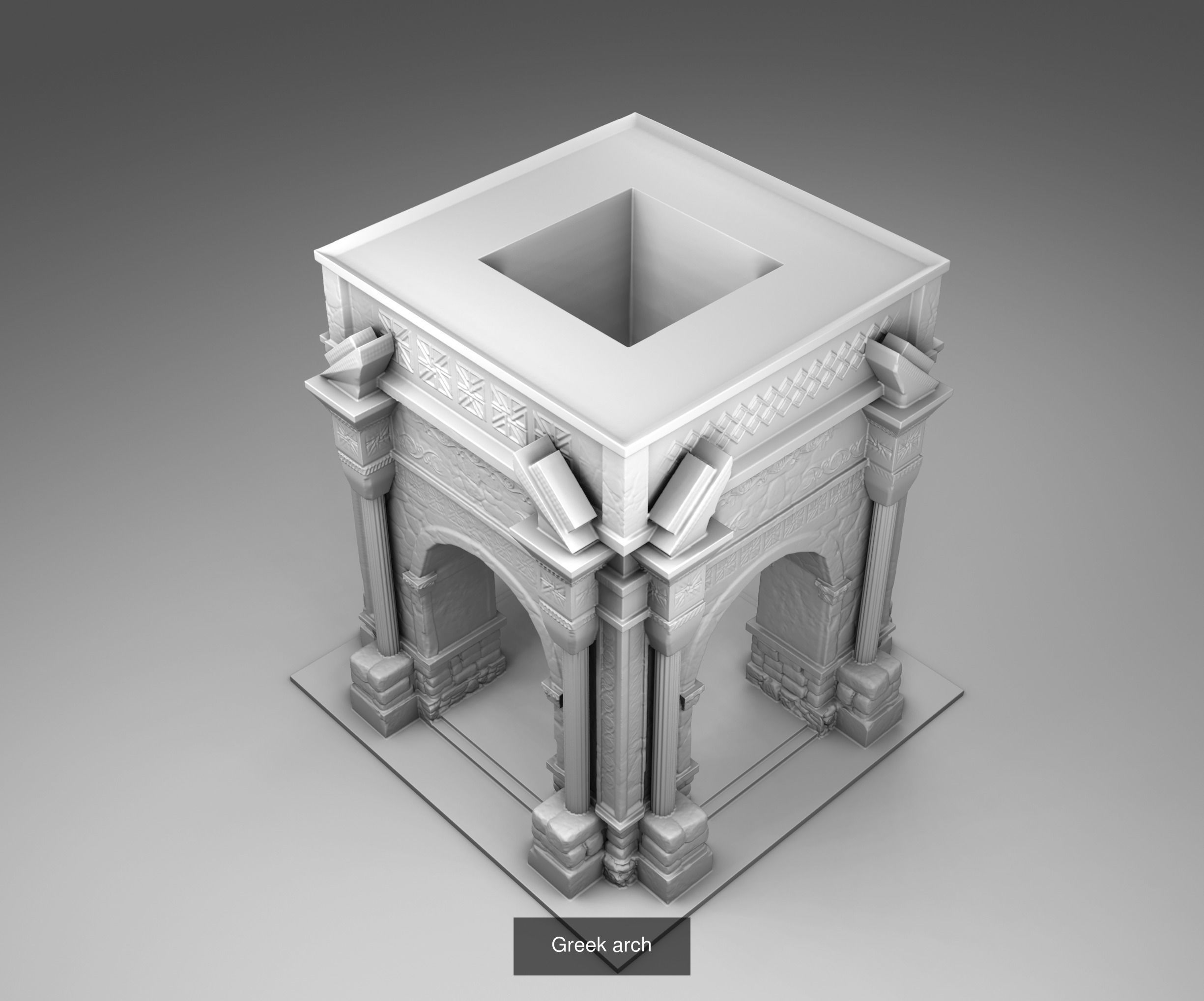 Greek Architecture 3D Model Collection_16