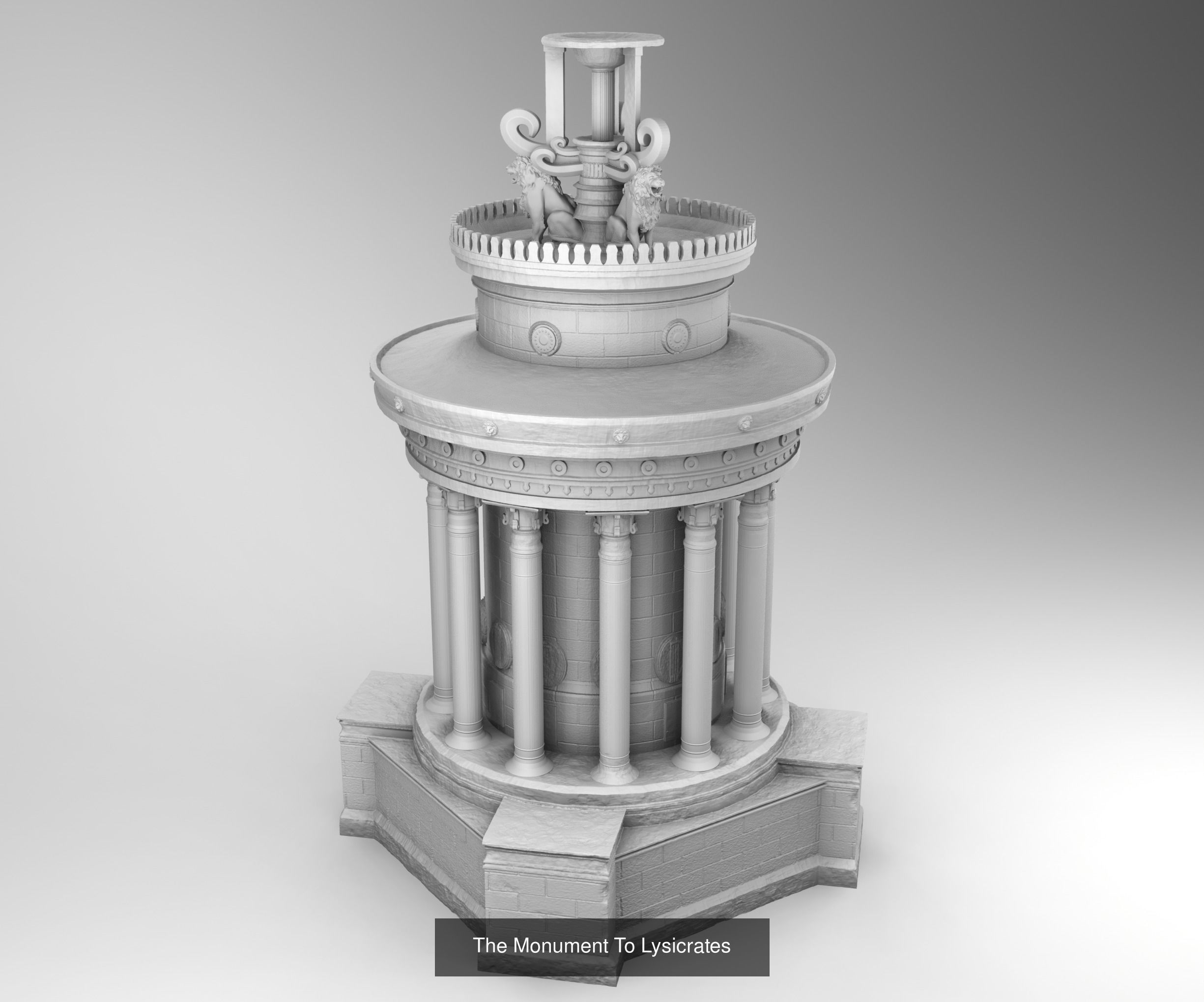 Greek Architecture 3D Model Collection_23