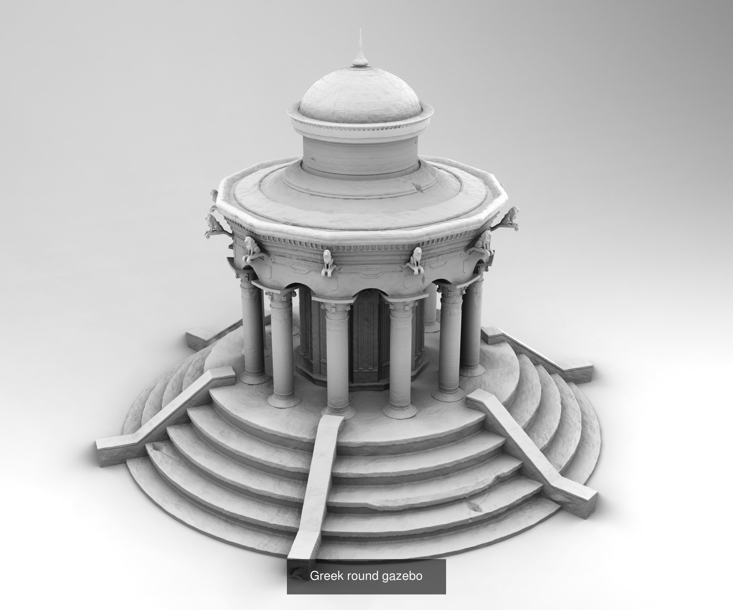 Greek Architecture 3D Model Collection_22
