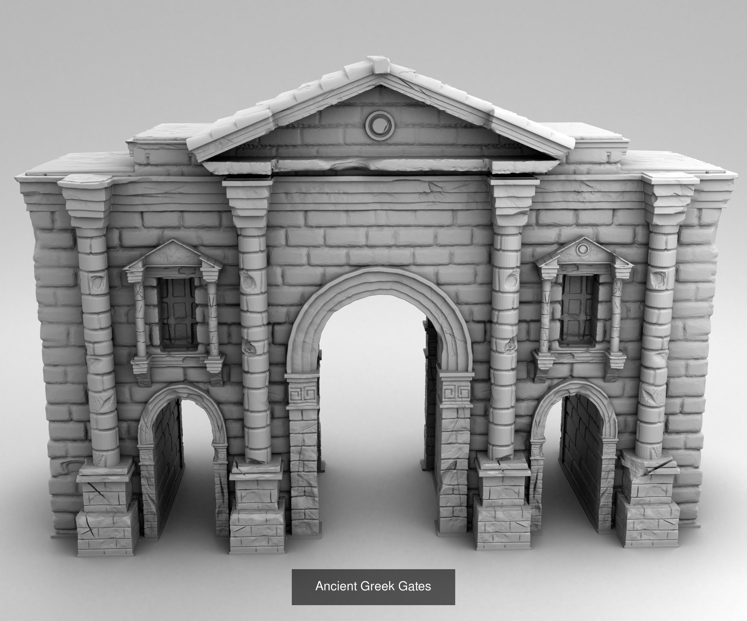 Greek Architecture 3D Model Collection_10