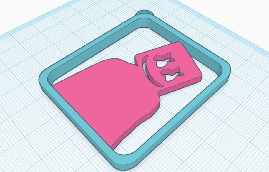 Marshmello Keytags 2in1 Pack 3D print model_3