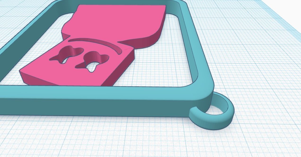 Marshmello Keytags 2in1 Pack 3D print model_4
