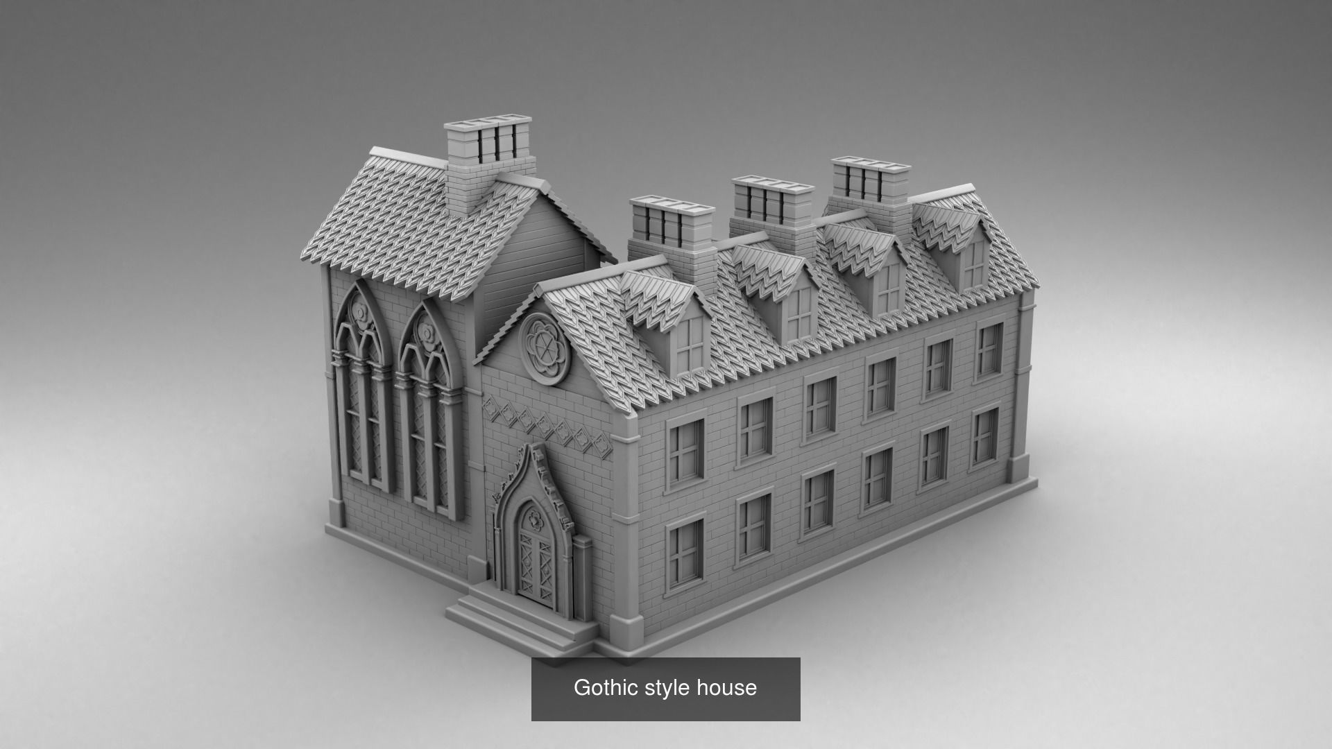 Gothic architecture 3D Model Collection_10
