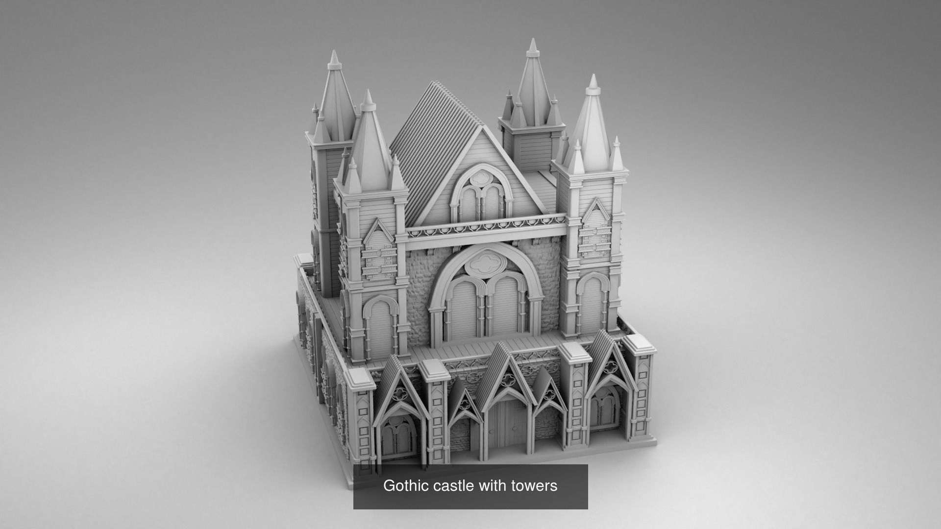 Gothic architecture 3D Model Collection_13