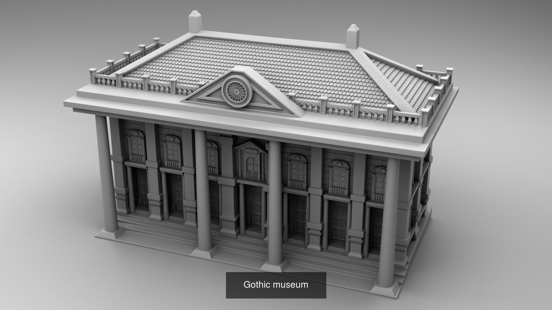 Gothic architecture 3D Model Collection_15