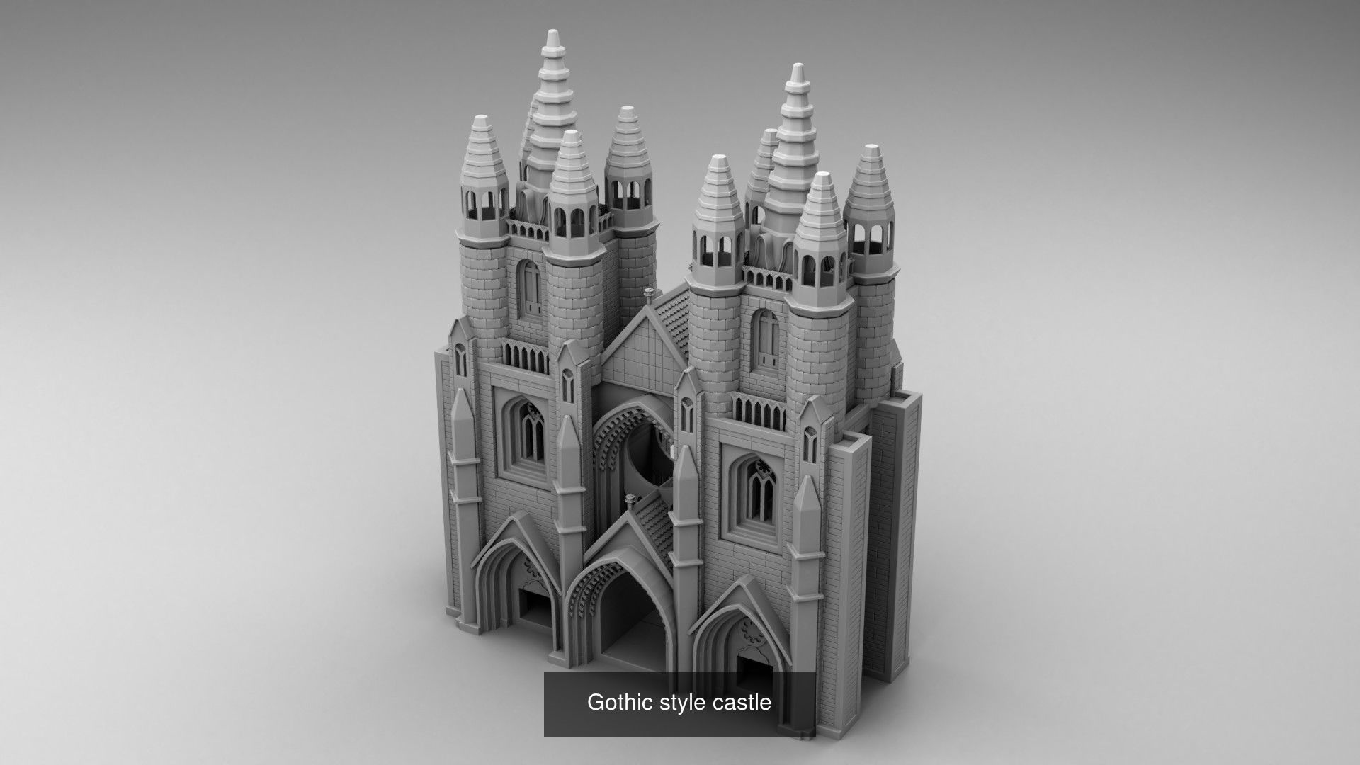Gothic architecture 3D Model Collection_17