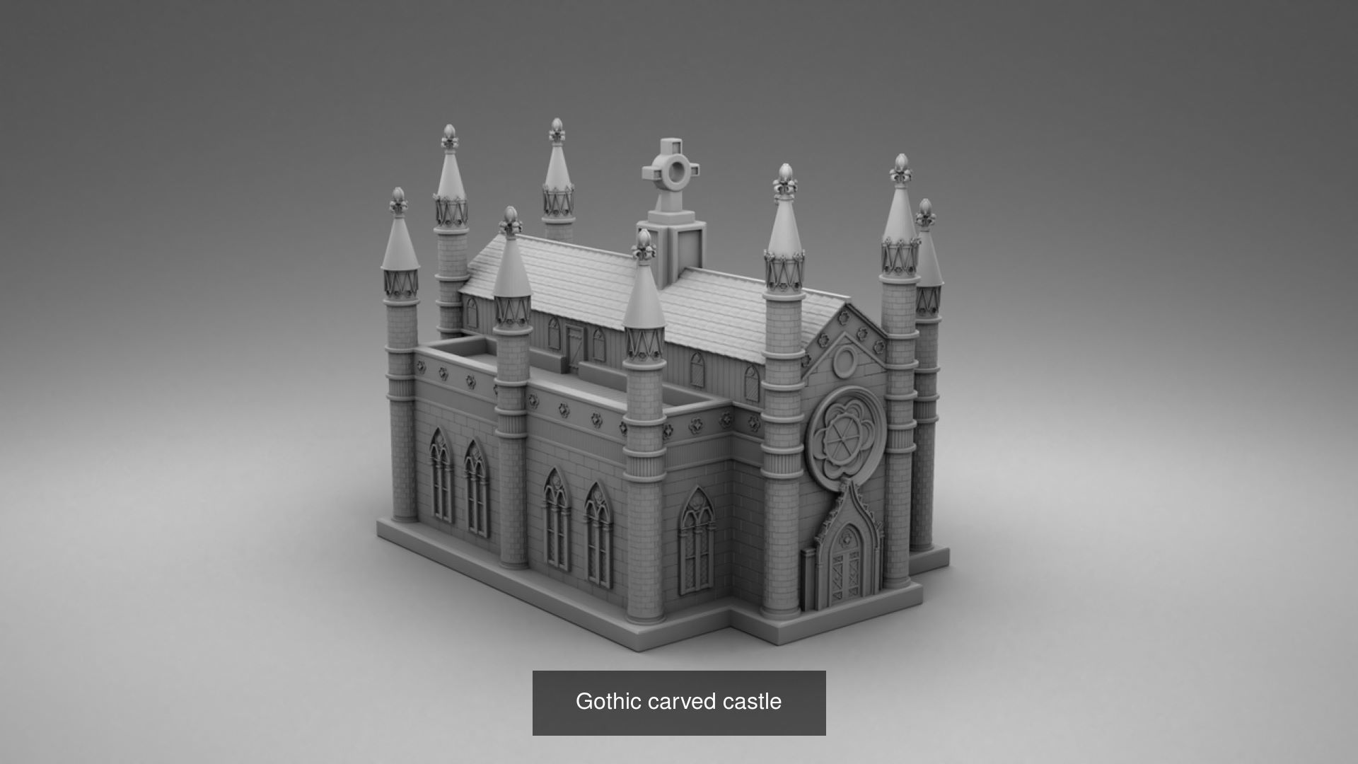 Gothic architecture 3D Model Collection_9