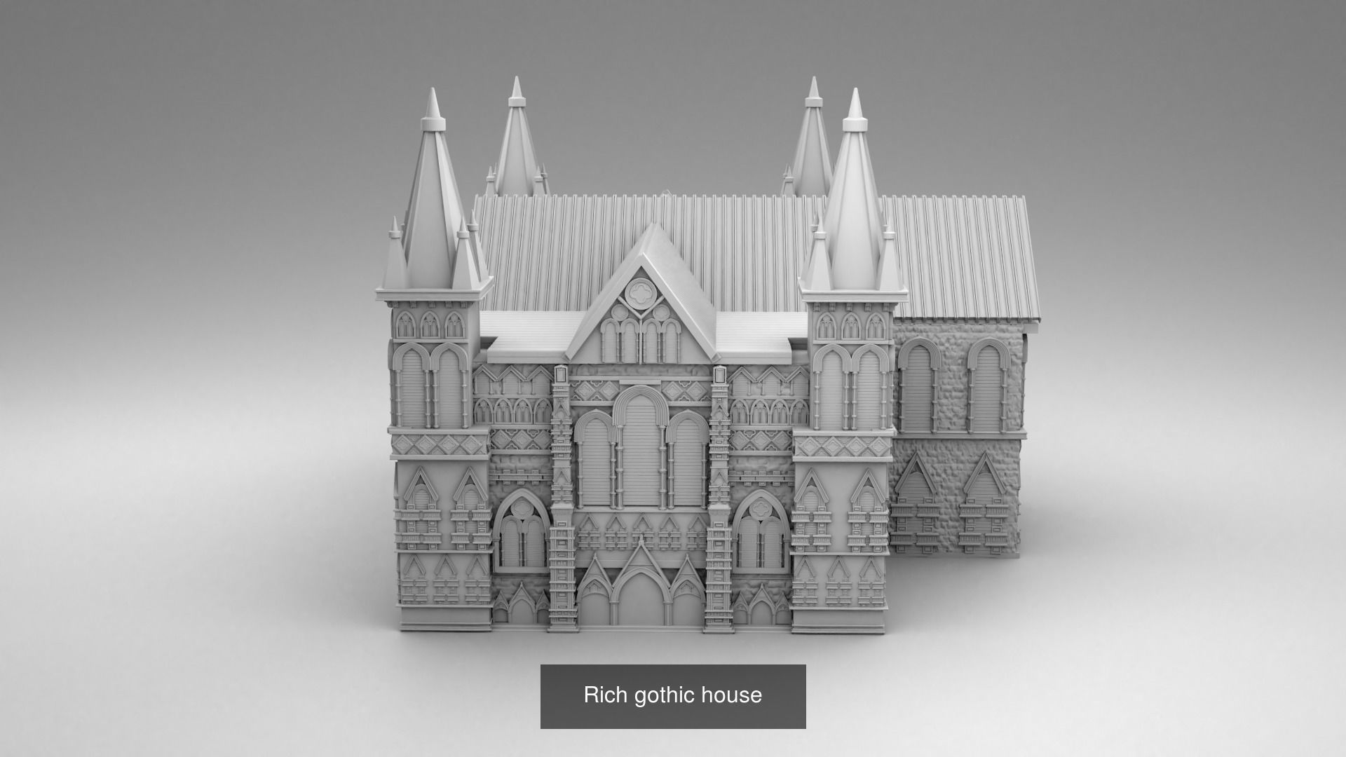 Gothic architecture 3D Model Collection_12