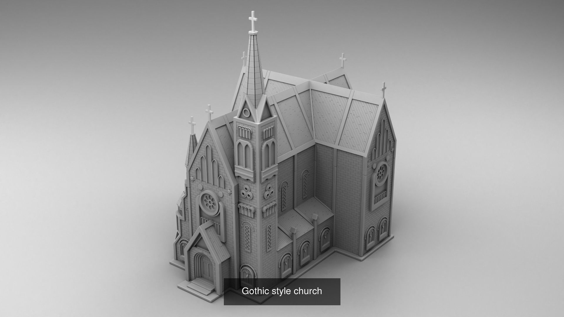 Gothic architecture 3D Model Collection_19