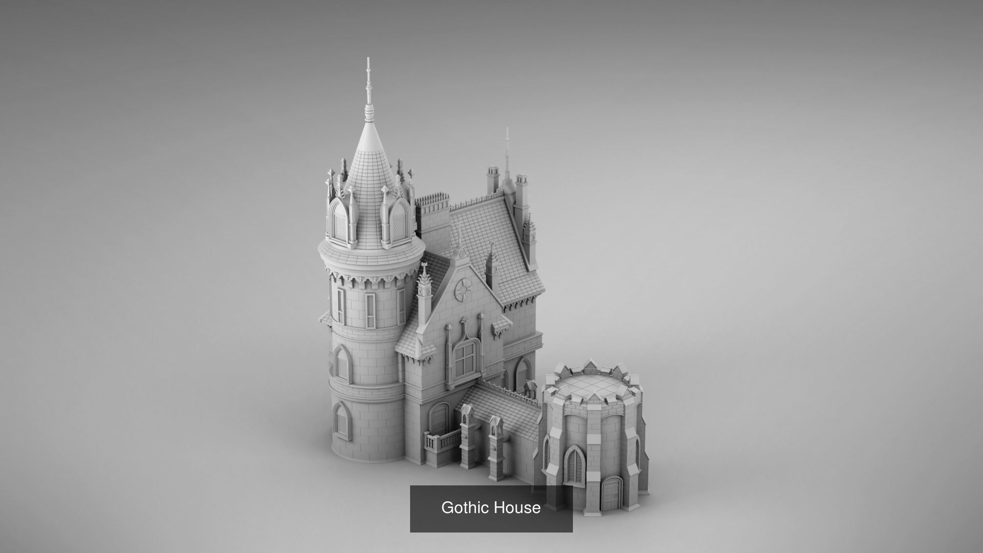Gothic architecture 3D Model Collection_21