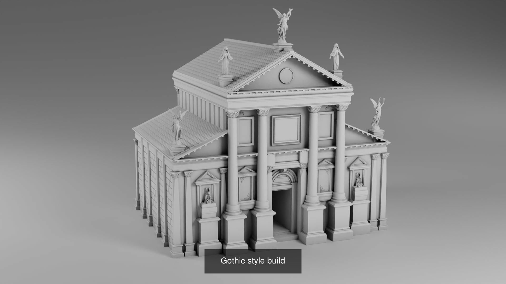 Gothic architecture 3D Model Collection_5