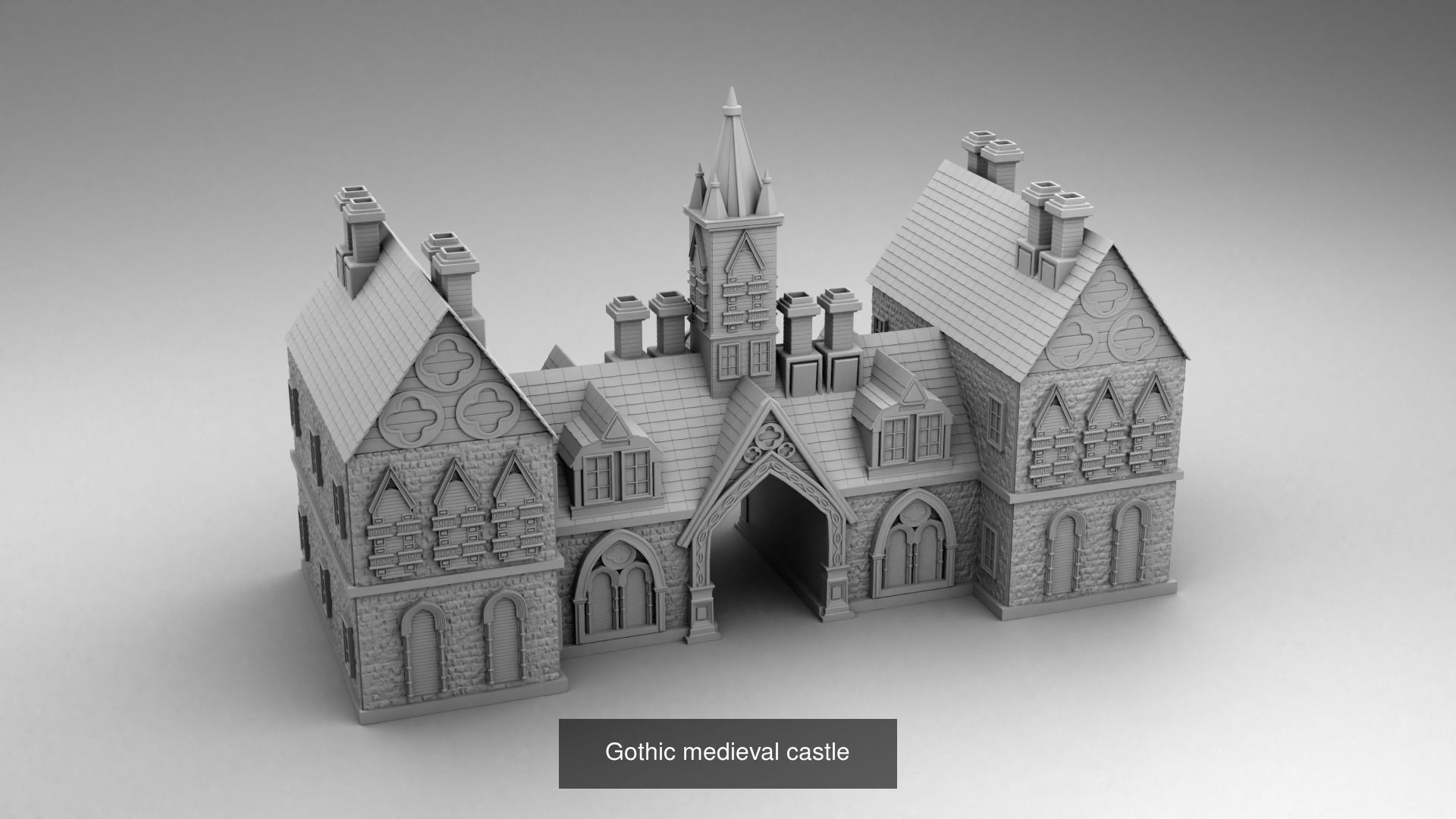 Gothic architecture 3D Model Collection_11