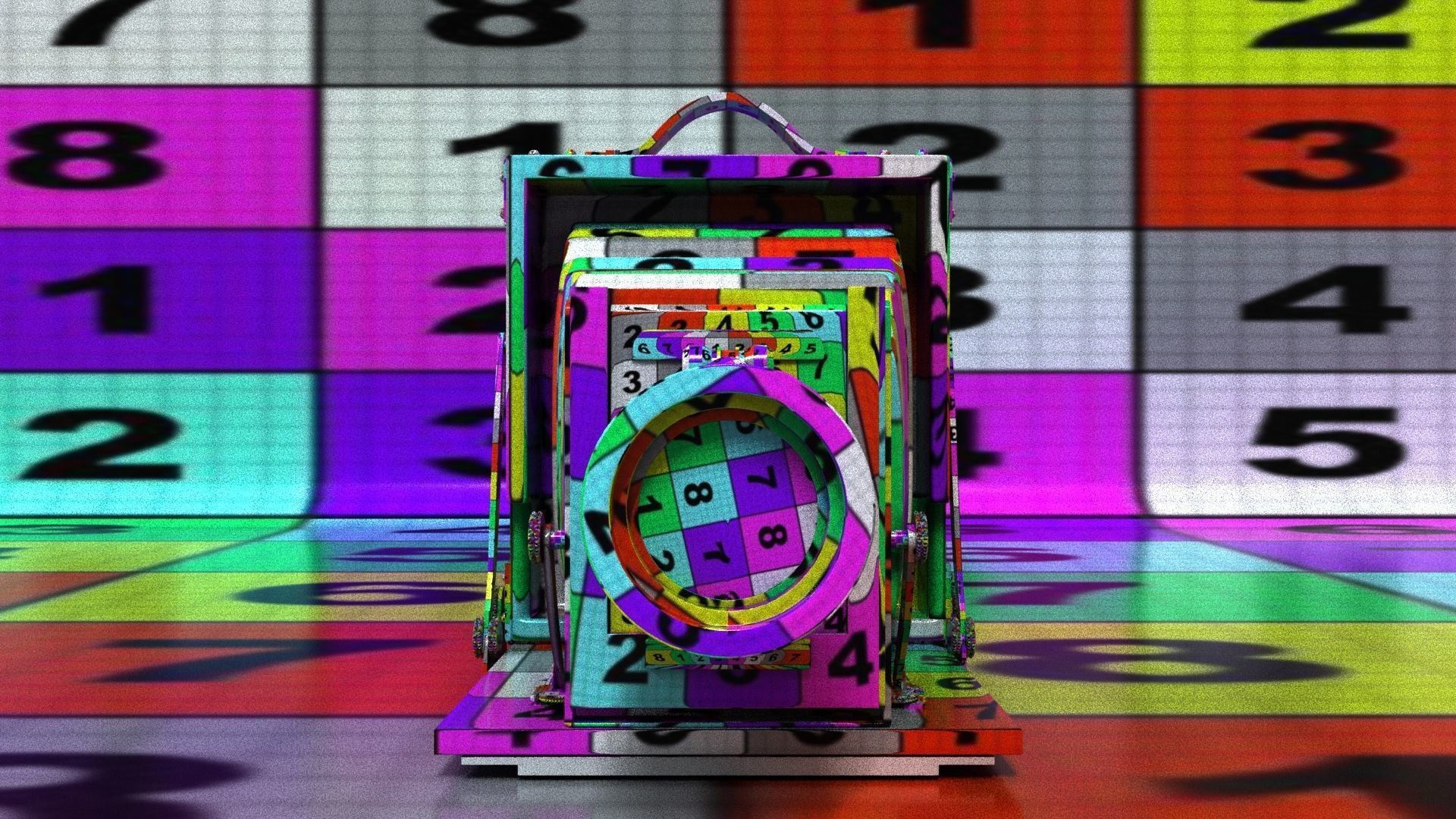 laos Old Camera Low-poly 3D model_10