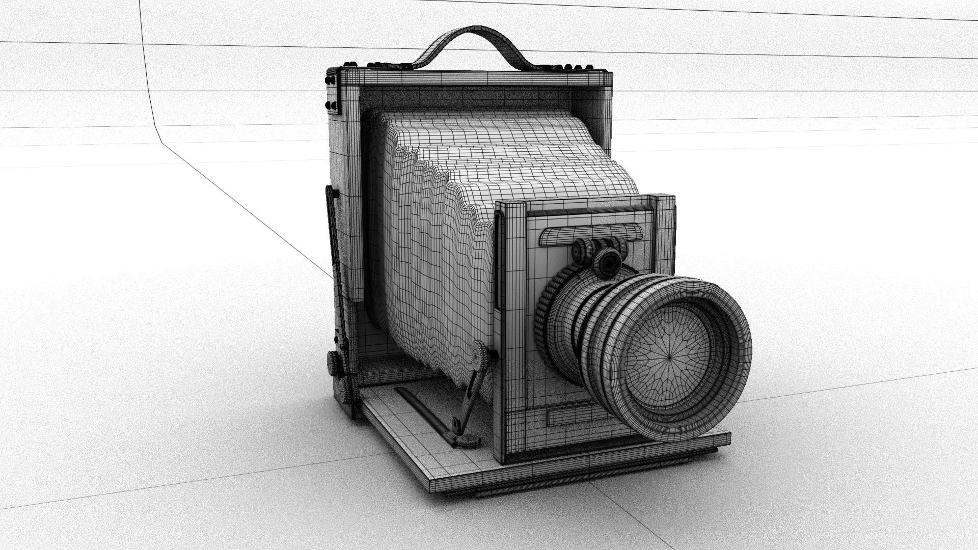 laos Old Camera Low-poly 3D model_8