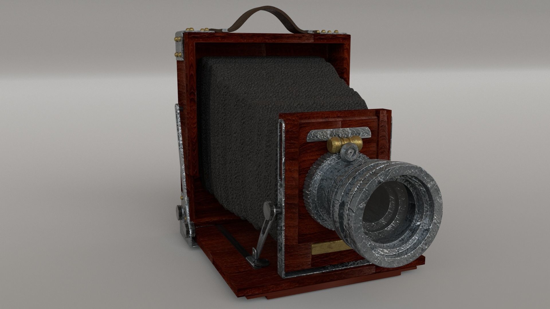laos Old Camera Low-poly 3D model_3