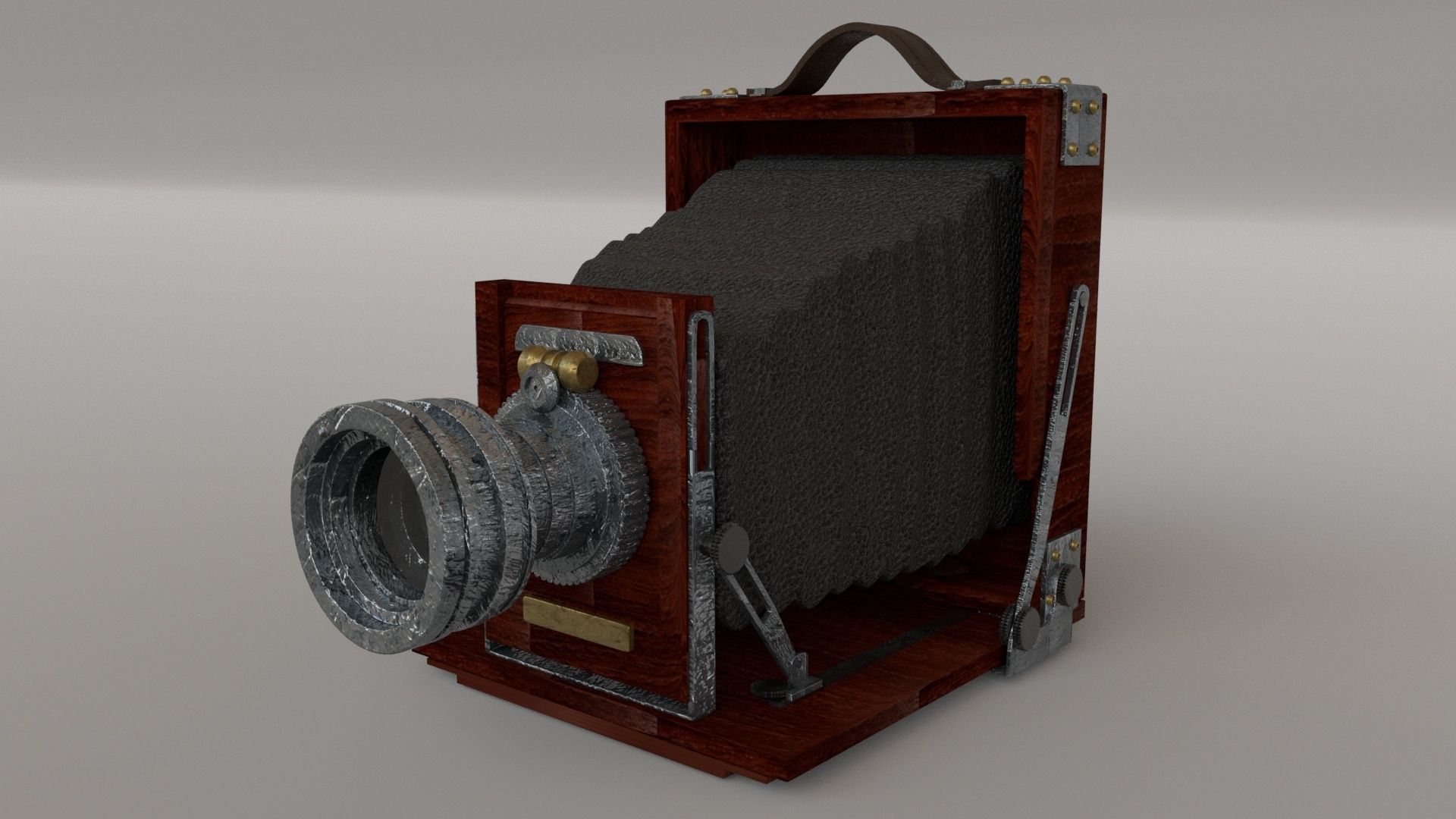 laos Old Camera Low-poly 3D model_4