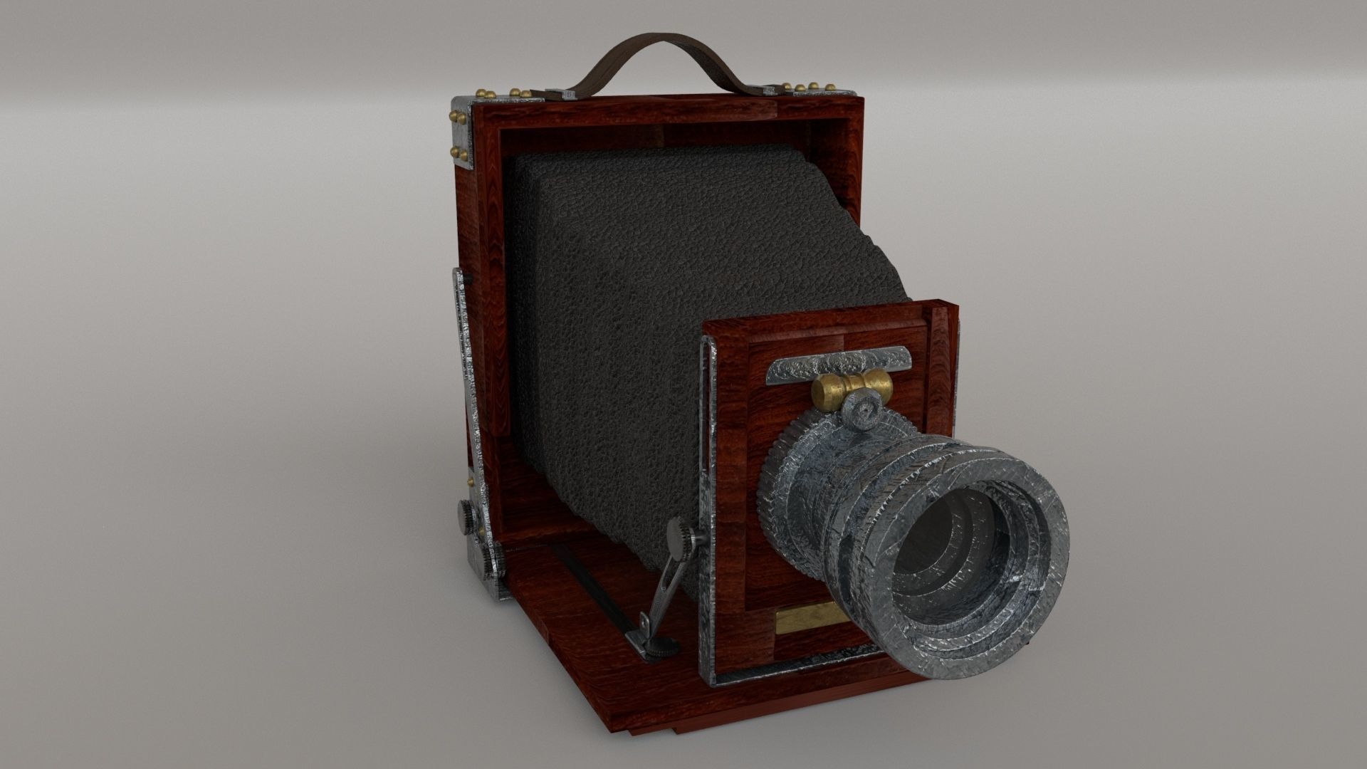 laos Old Camera Low-poly 3D model_1