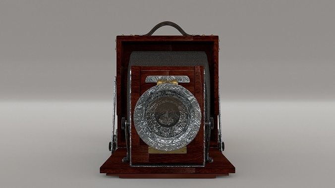 laos Old Camera Low-poly 3D model