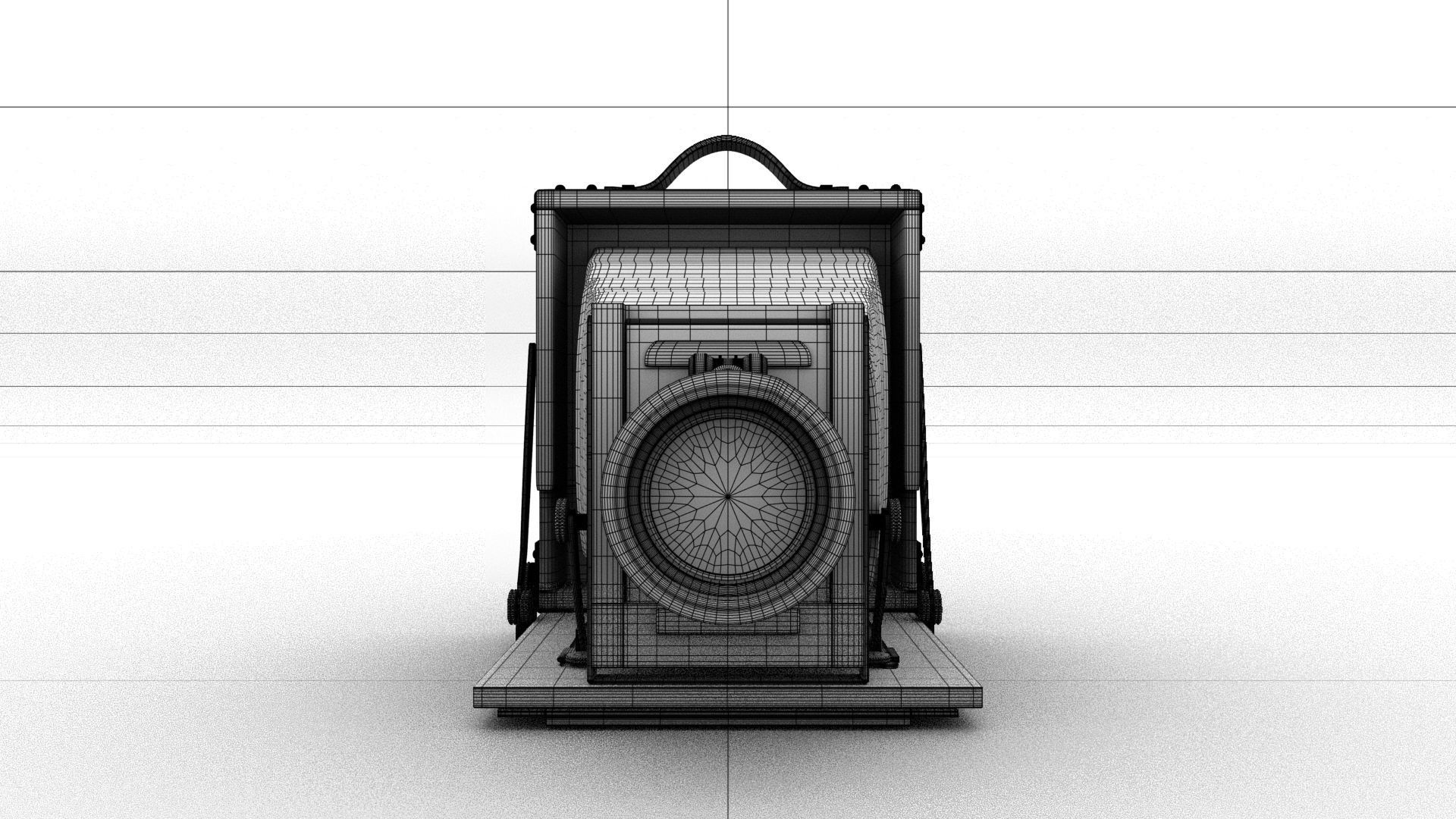 laos Old Camera Low-poly 3D model_5