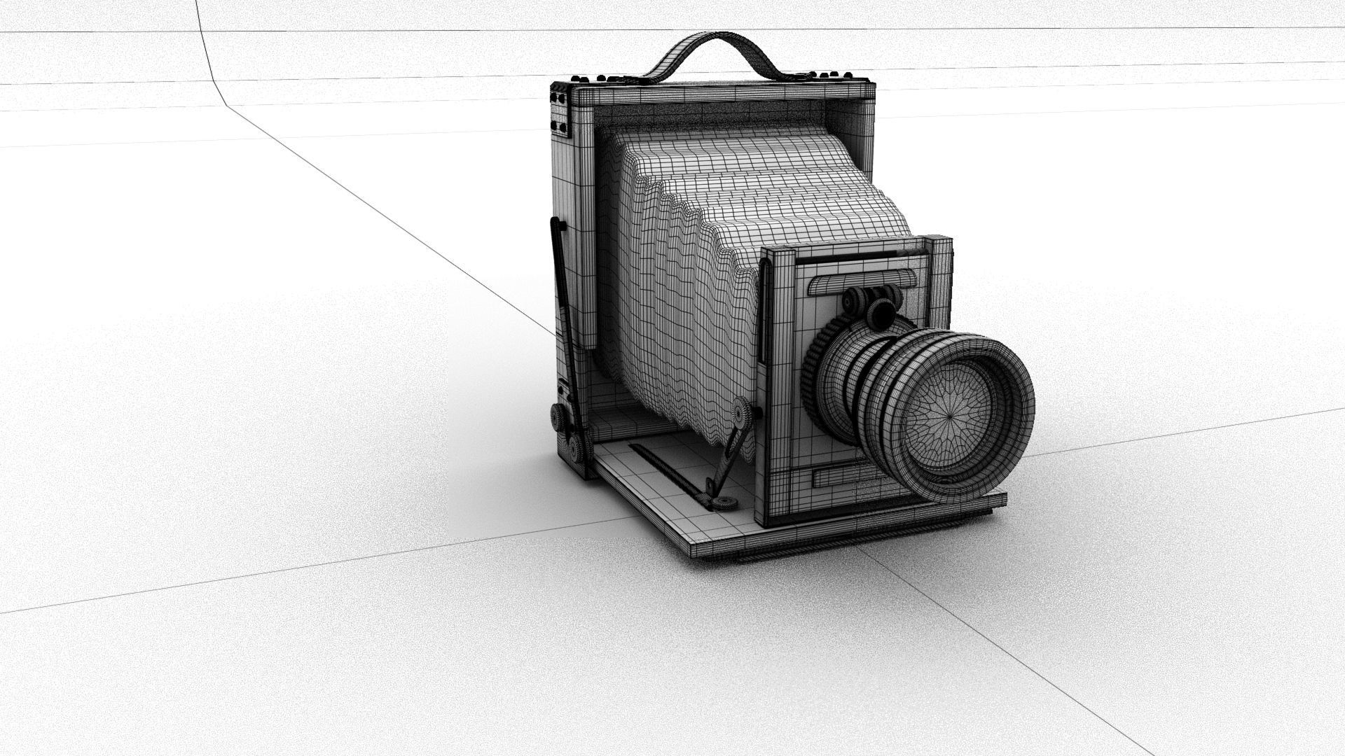 laos Old Camera Low-poly 3D model_6
