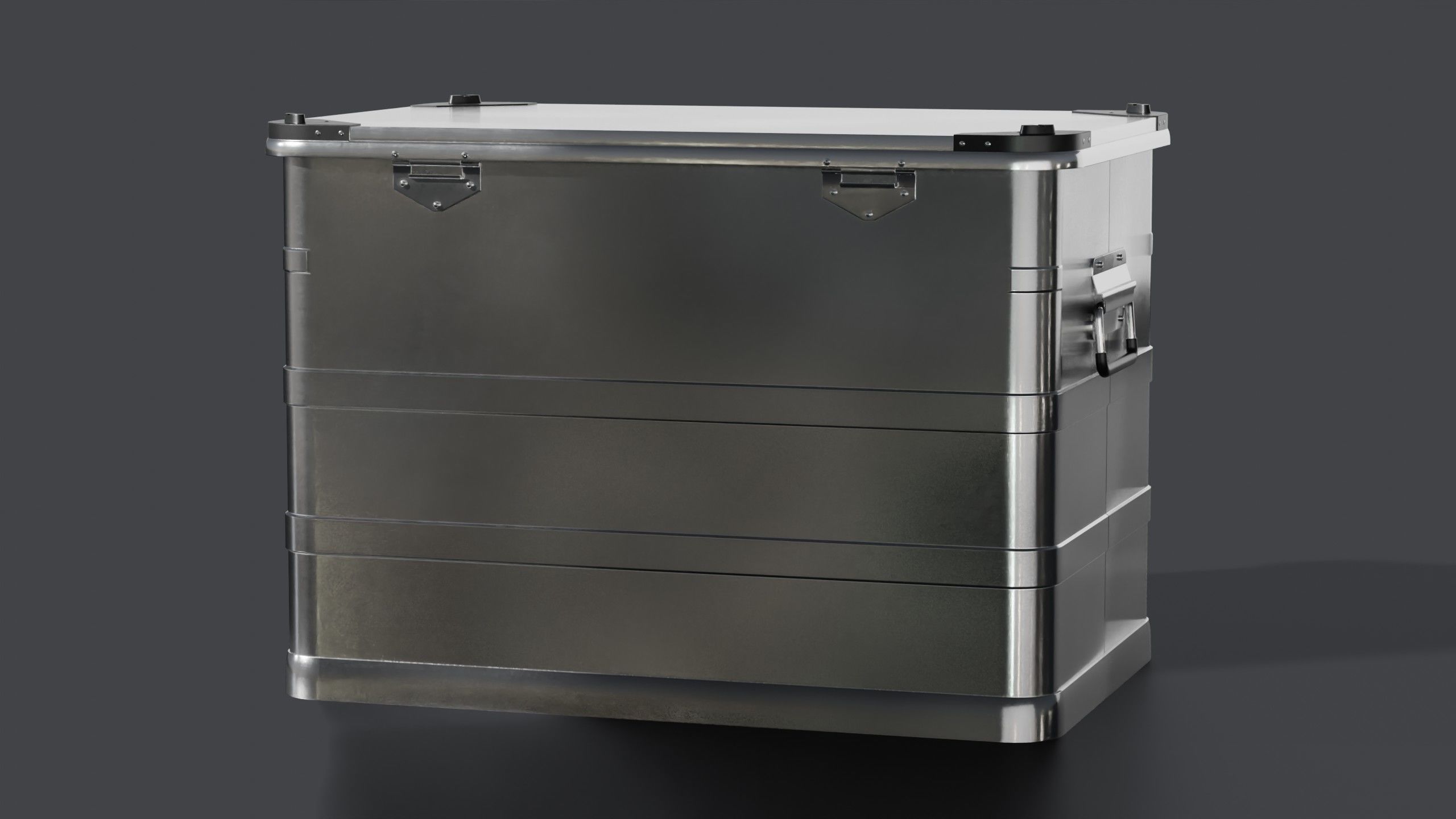 Aluminum Container 003 M 3D model_2