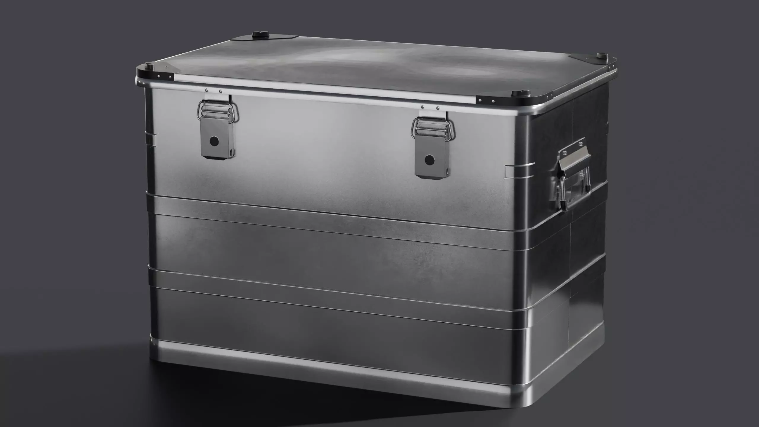 Aluminum Container 003 M 3D model_0