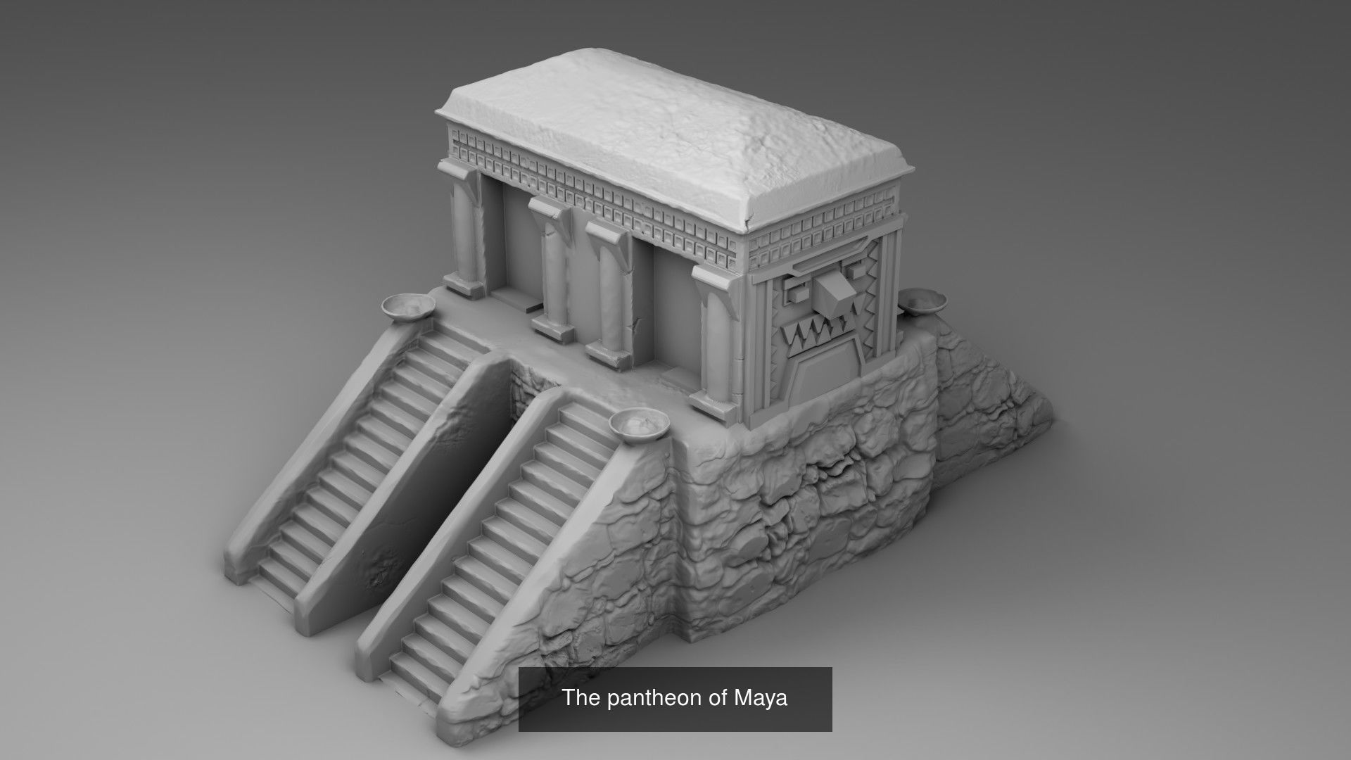 Maya Architecture 3D Model Collection_32