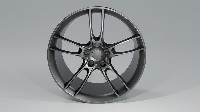 Ford GT 2016 Rim Low-poly 3D model 5