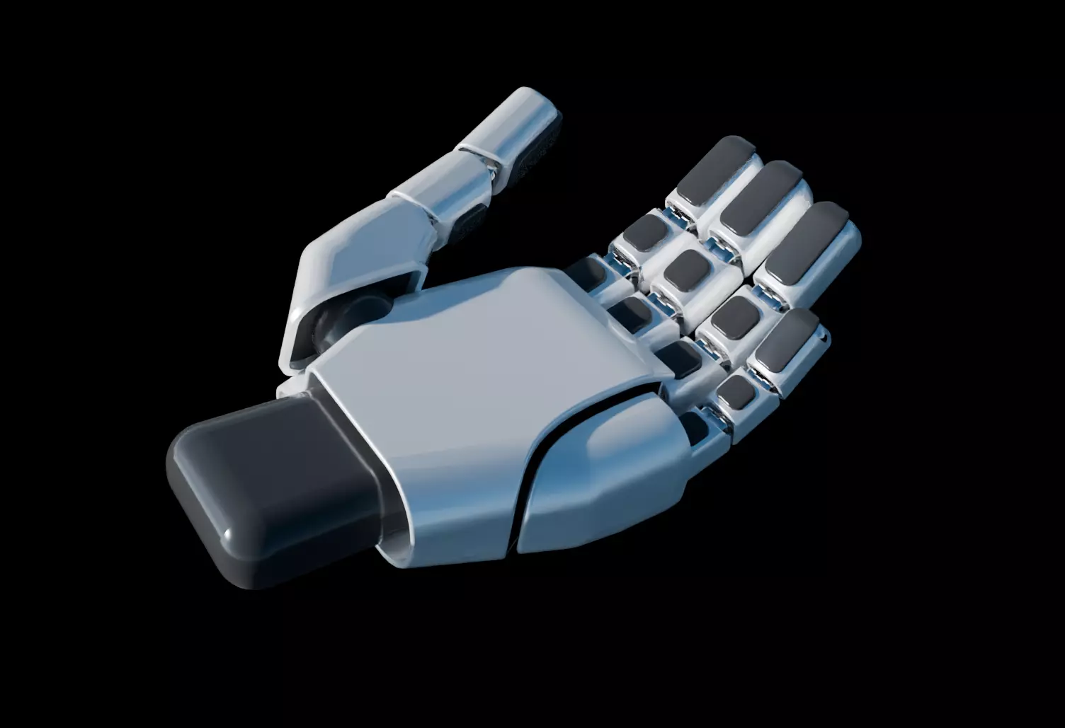 Robotic Hand 3D model_0