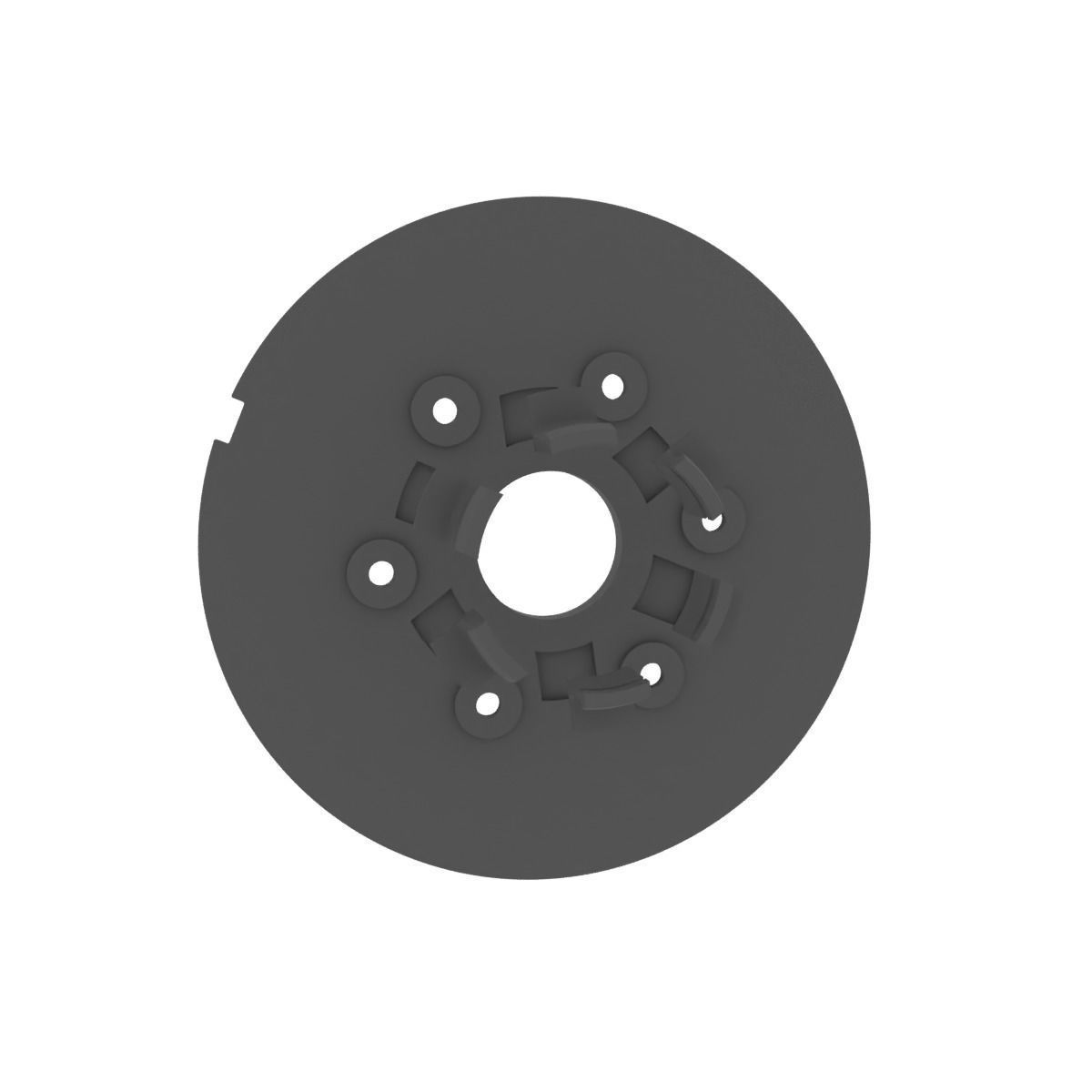 Rial MS10 Wheel Center Rim Cap Hub Lug Cover 3D print model_17