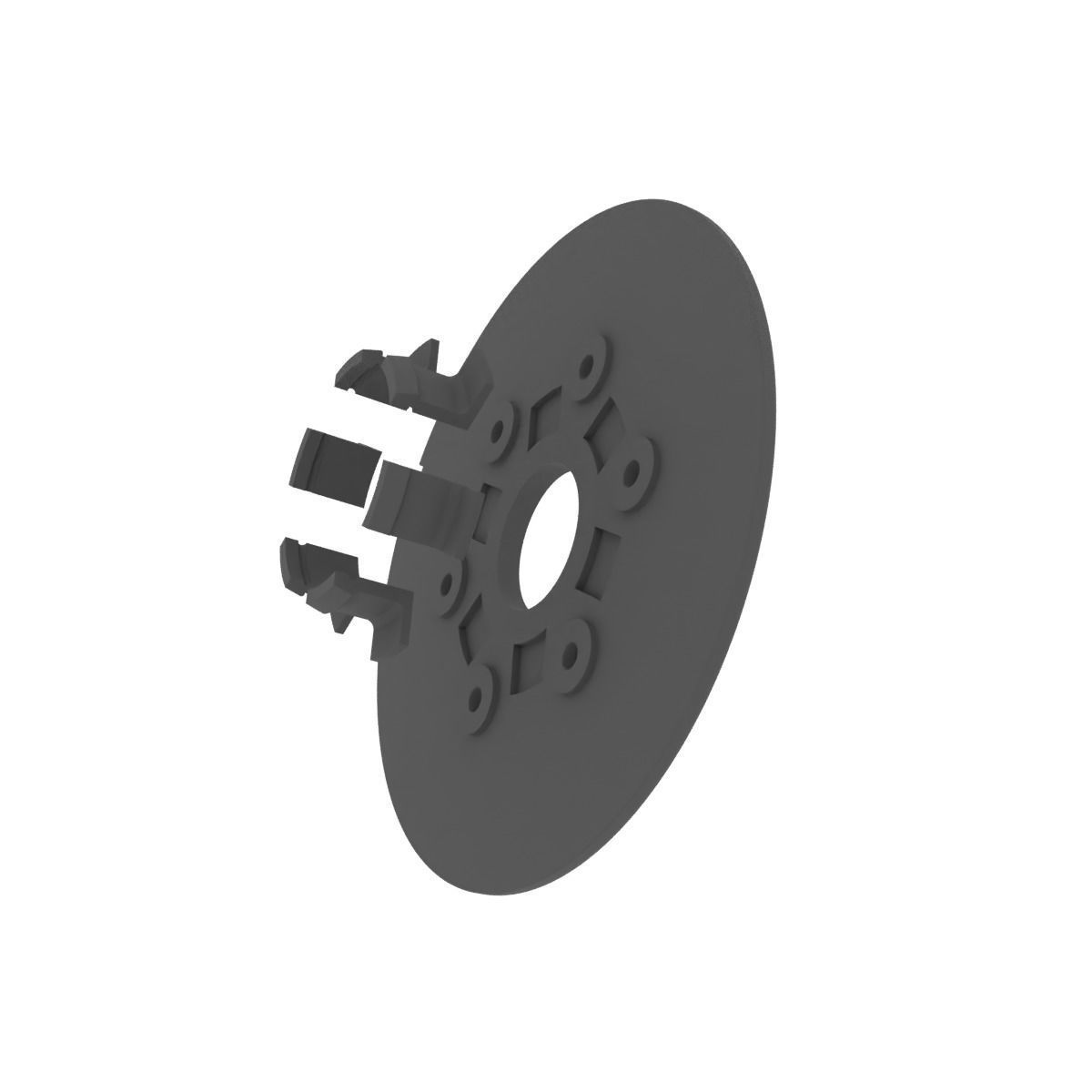 Rial MS10 Wheel Center Rim Cap Hub Lug Cover 3D print model_18