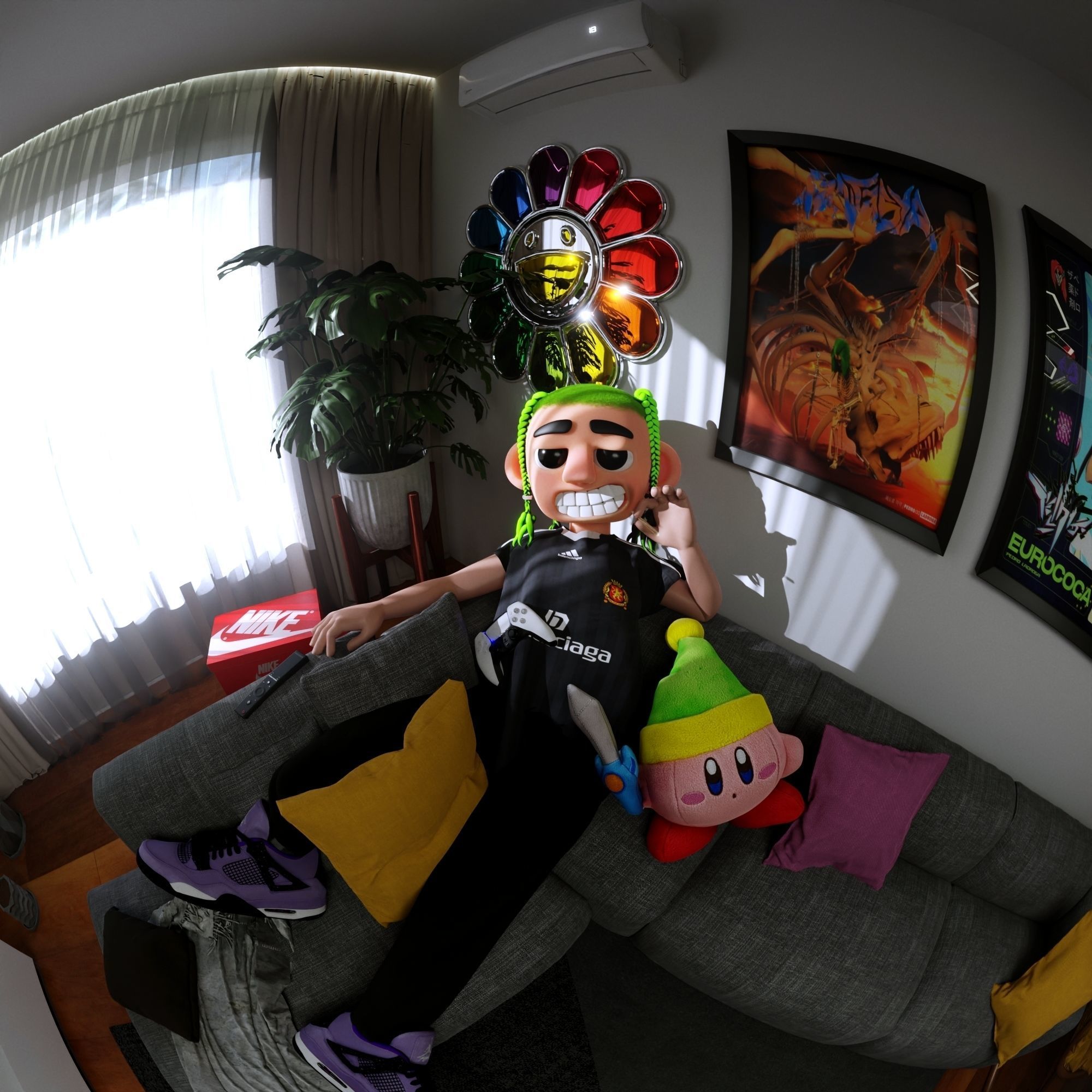 Kaydy Cain - Honey Money 3D model_1