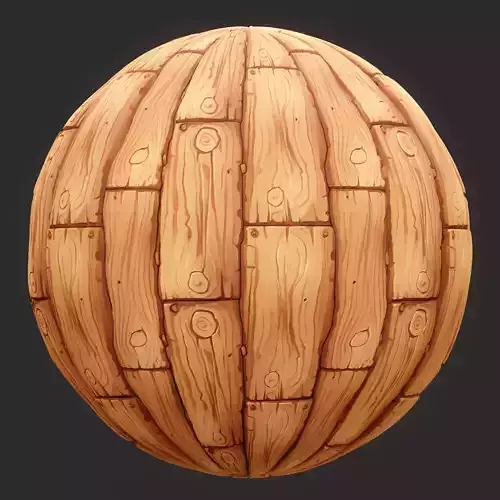  Stylized Wood Seamless Texture 