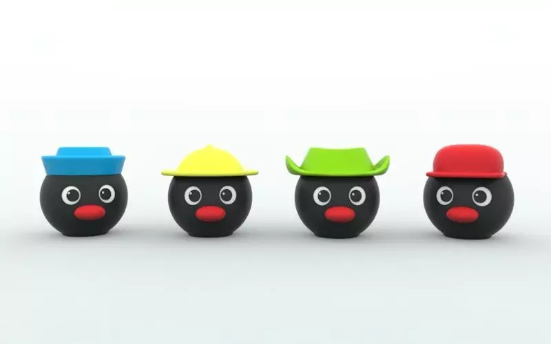 Pingu Penguin Pinguim ice cream gelado 90s nostalgia hat pot lid 3D print model_0