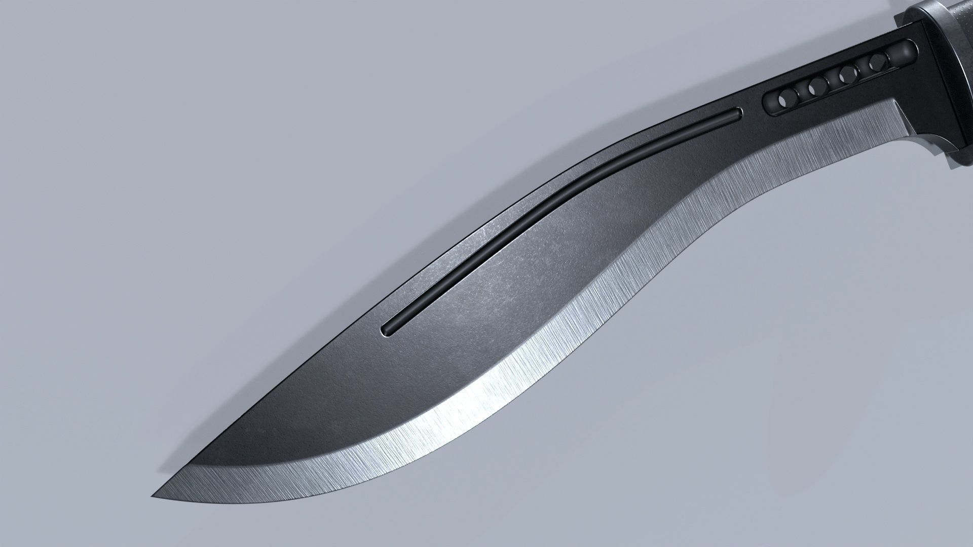 Knife-Kurki Low-poly 3D model_8