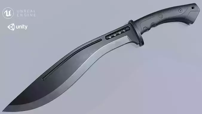 Knife-Kurki Low-poly 3D model