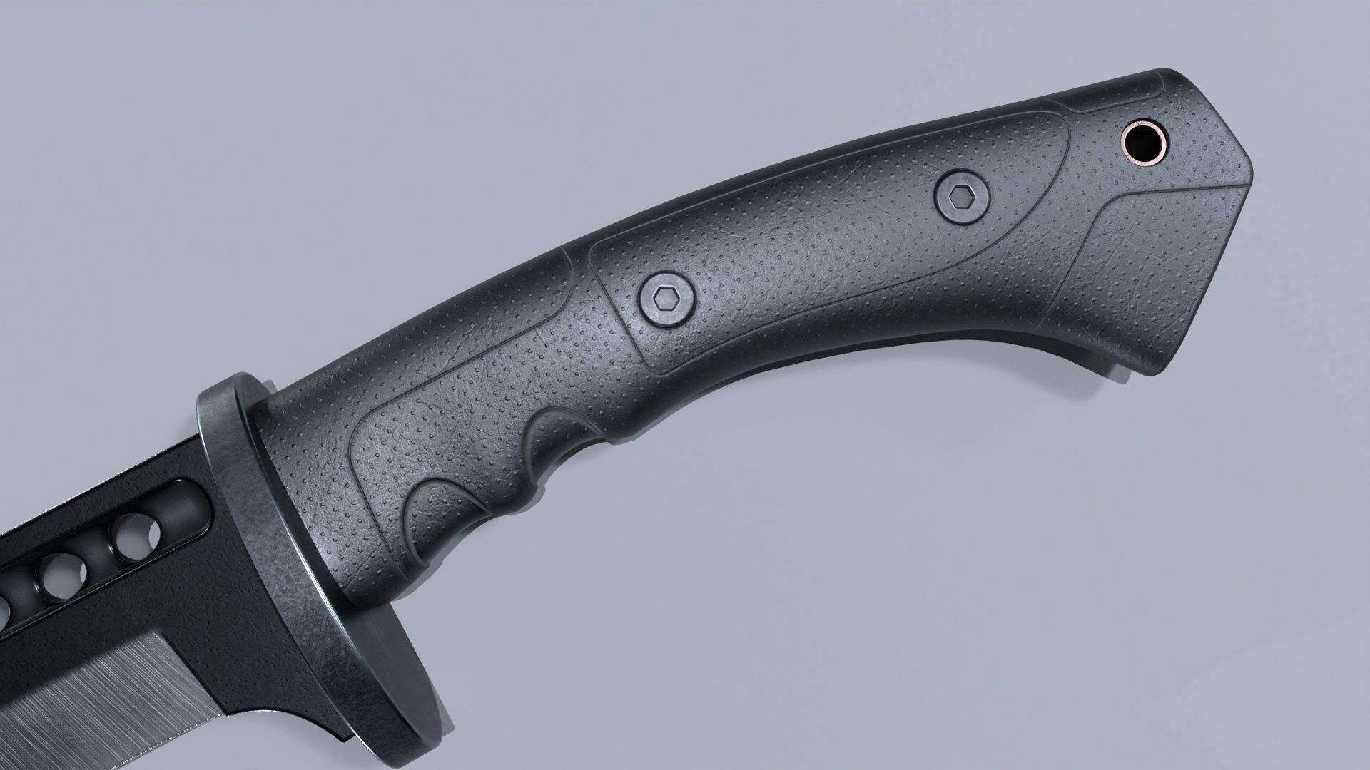 Knife-Kurki Low-poly 3D model_5