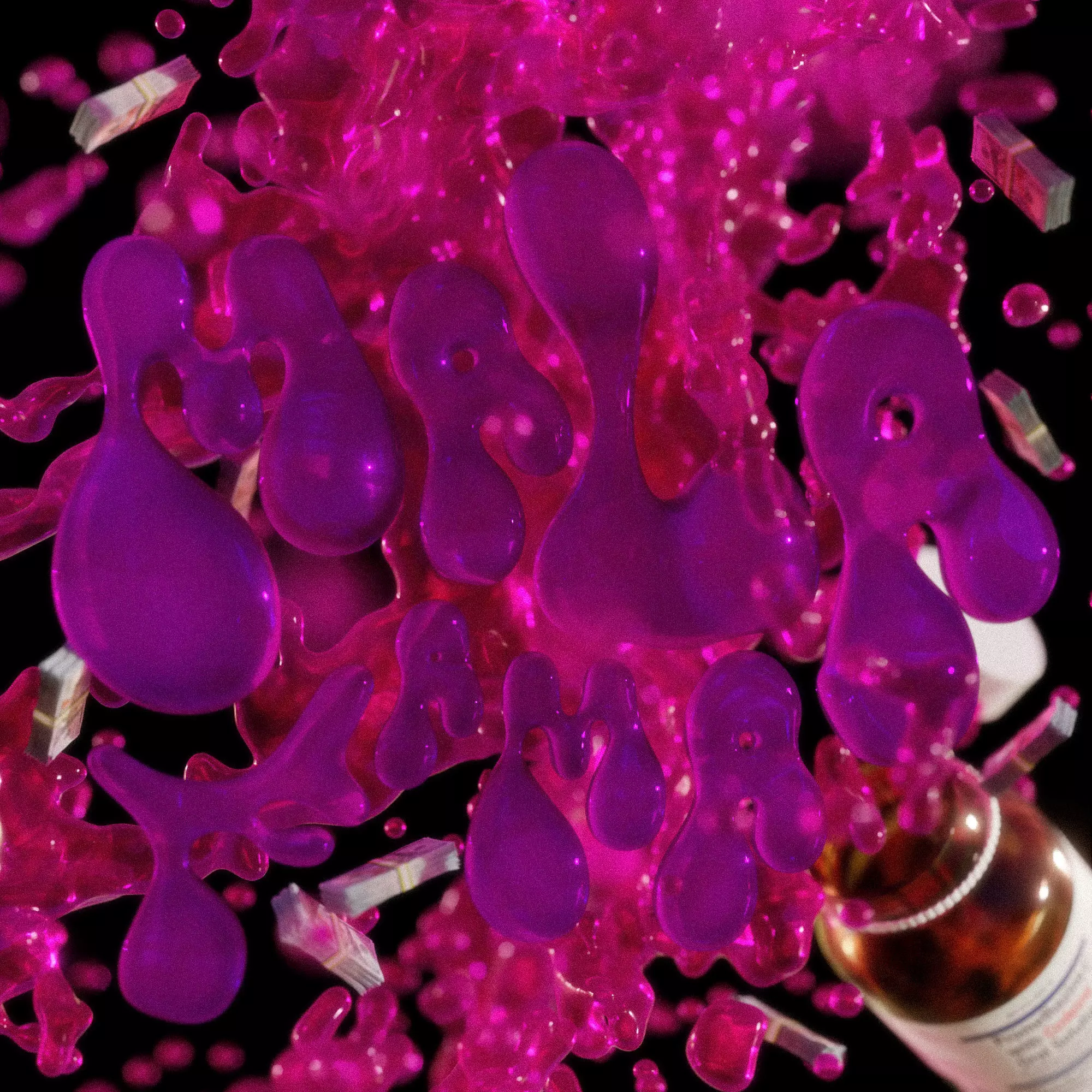 Lean Lettering 3D model_0