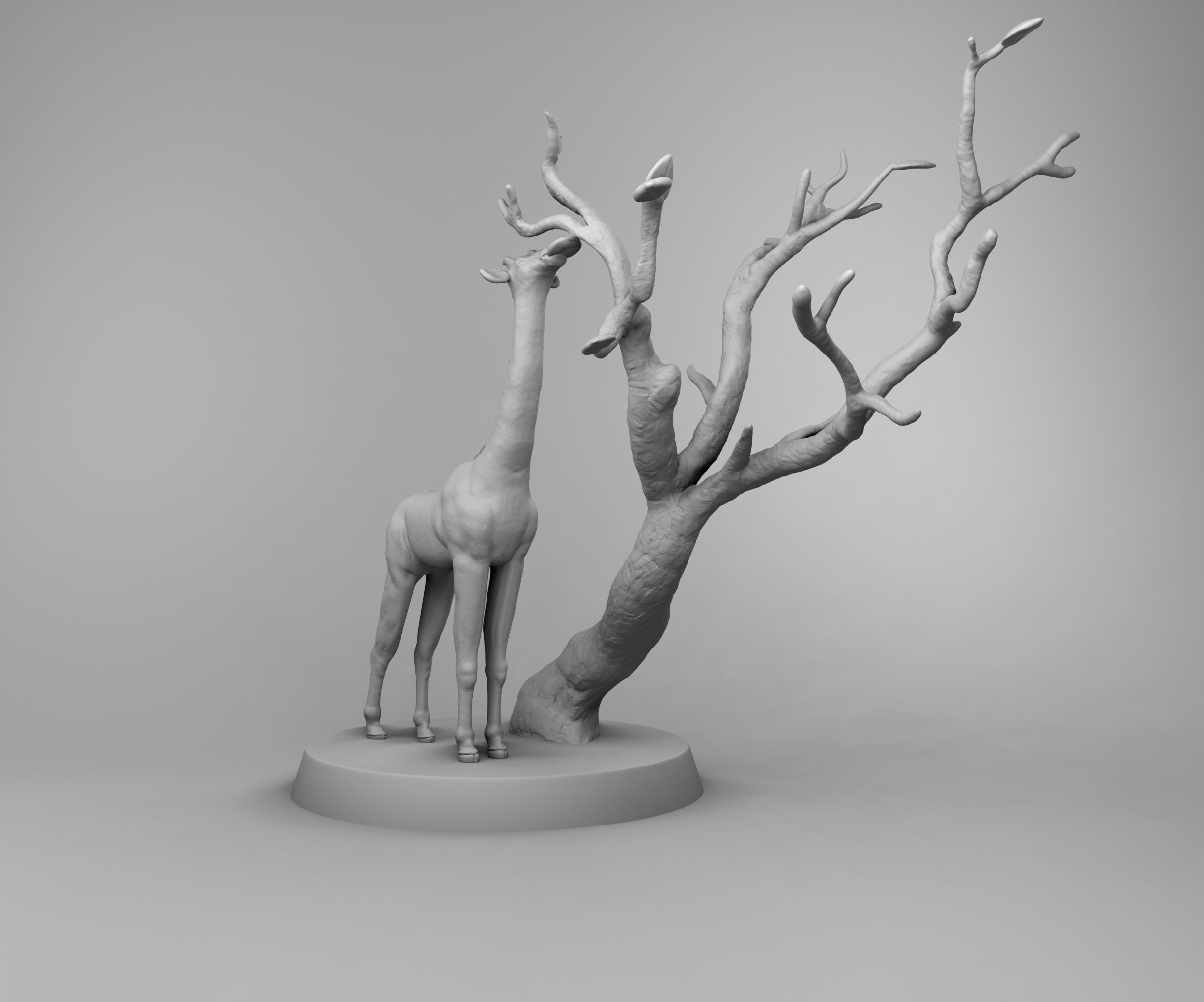 Giraffe 3D print model_2