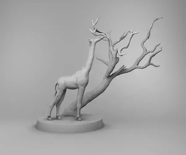 Giraffe 3D print model