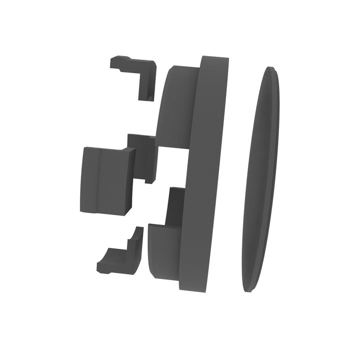 BBS WHEEL CENTER CAP HUB 20089 3D print model_14